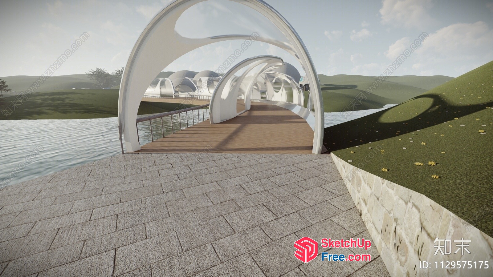 Serene Outdoor Oasis 3D SketchUp File