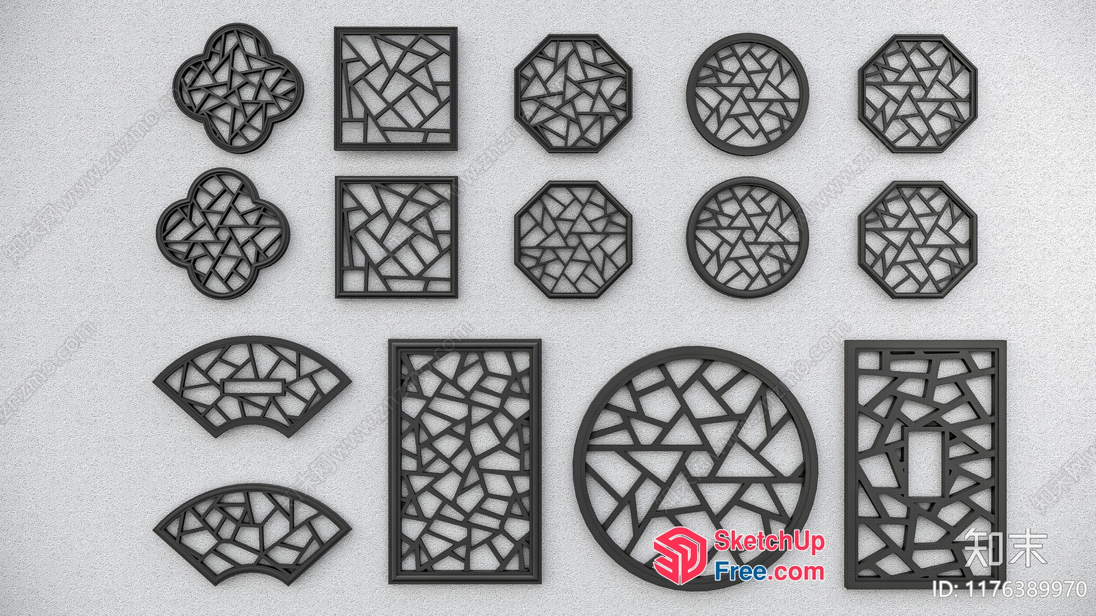Decorative Wall Panels 3D SketchUp File