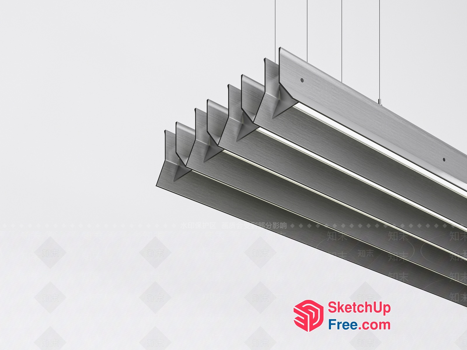Modern Metal Staircase Design 3D SketchUp File