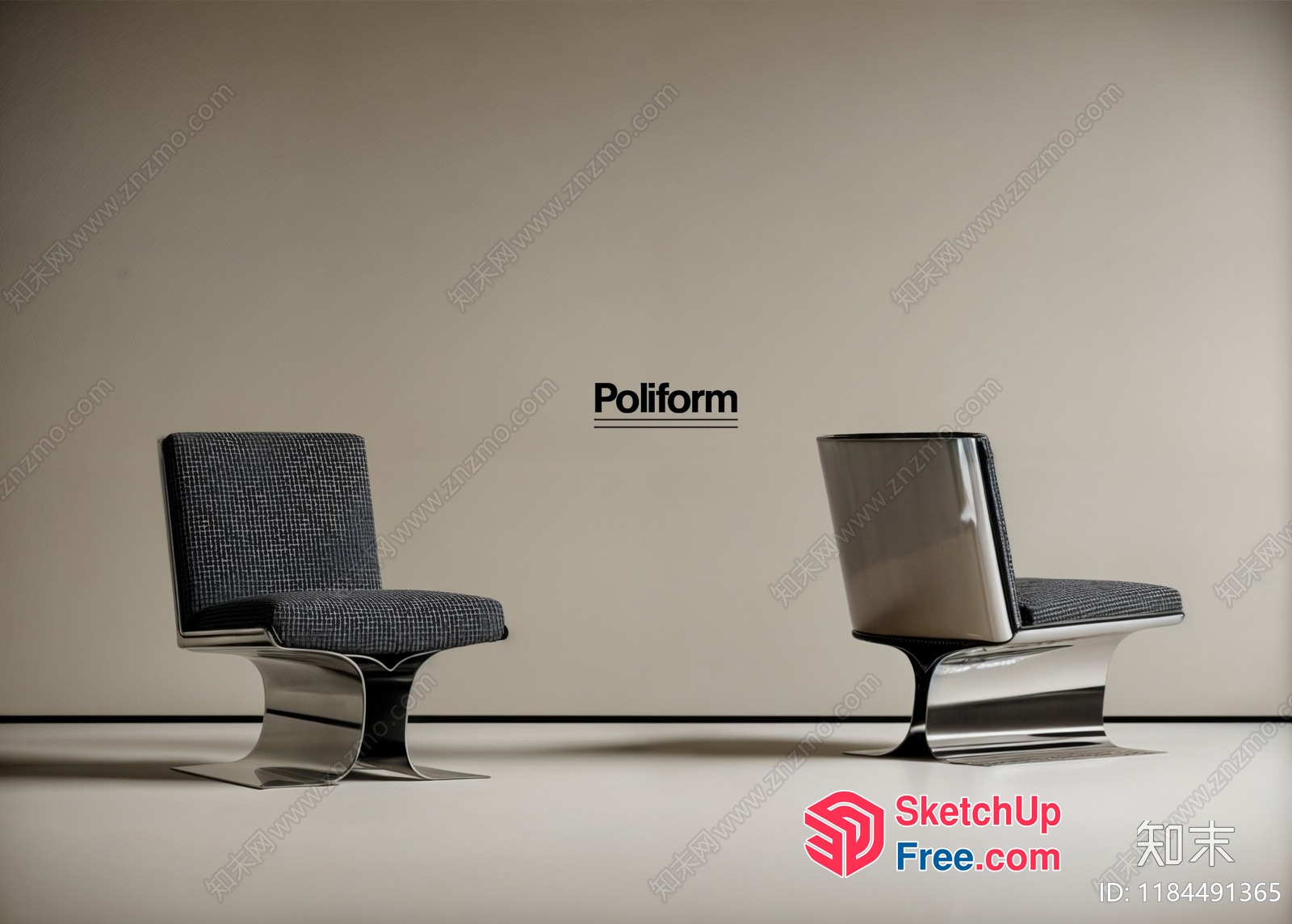 Poliform Chairs 3D SketchUp File