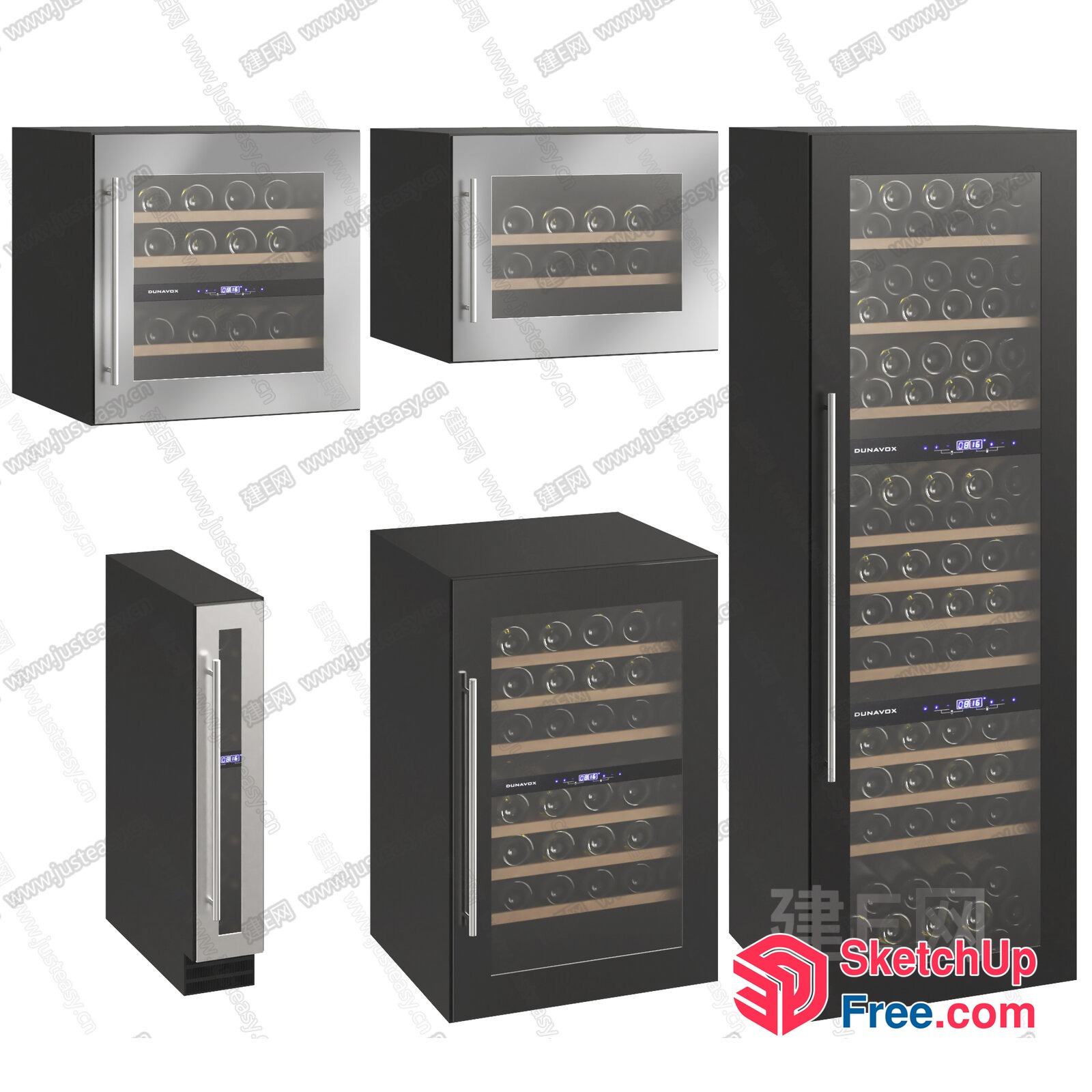 Wine Storage Units 3D SketchUp File