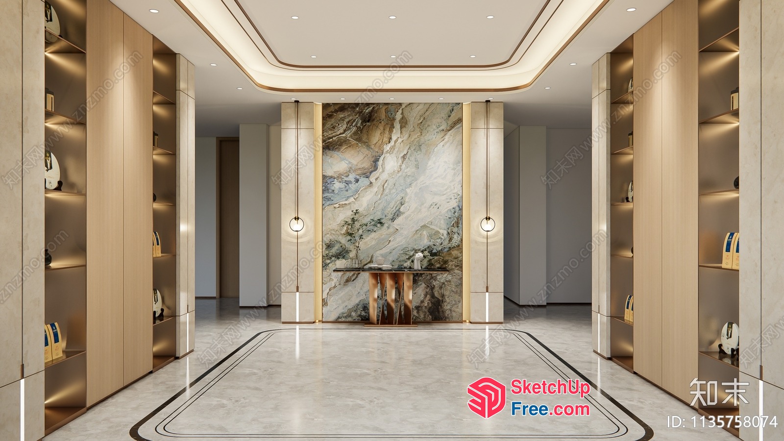 Luxurious Modern Interior Design 3D SketchUp File