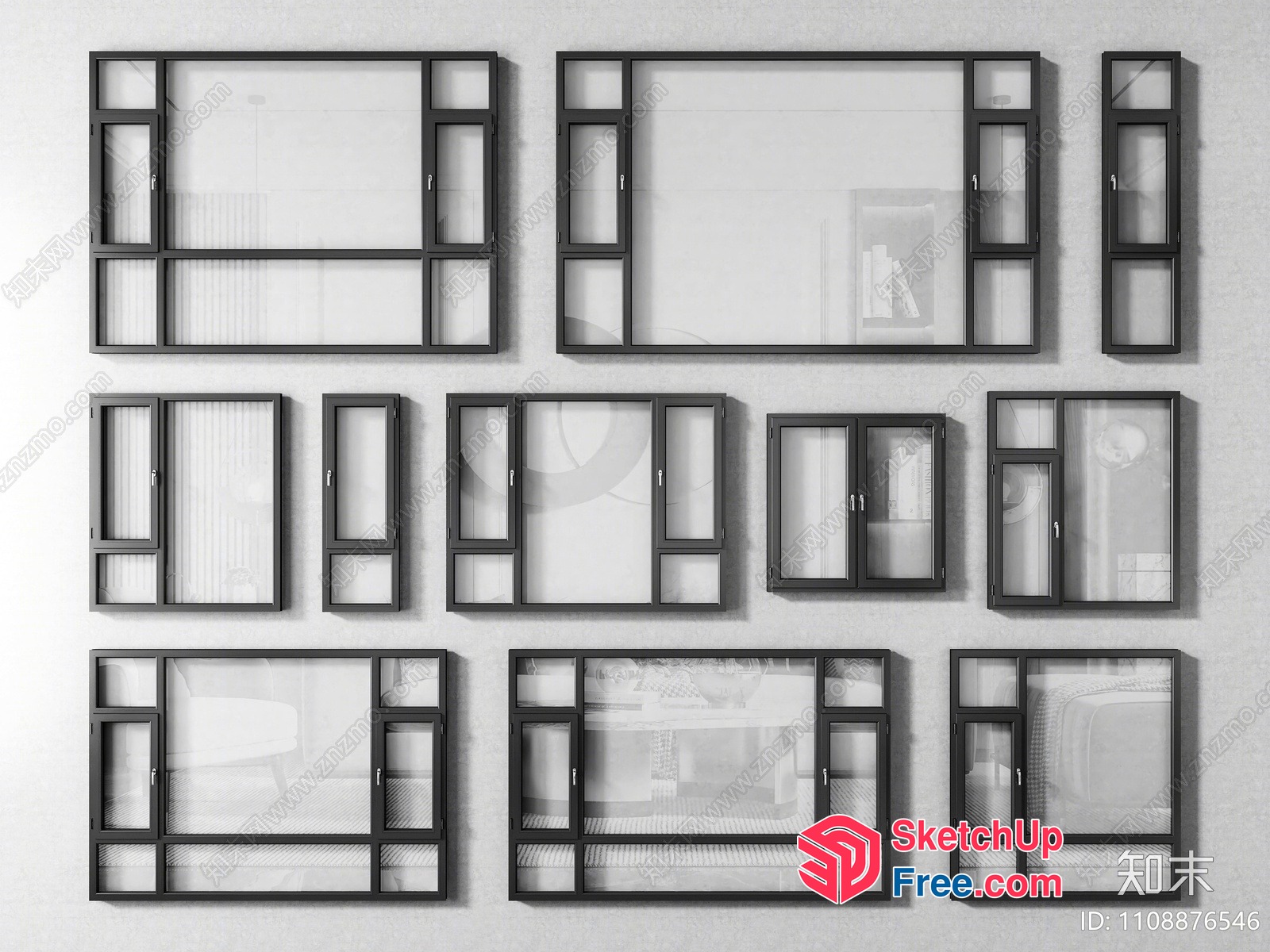 A Collection Of Modern Furniture Pieces 3D SketchUp File