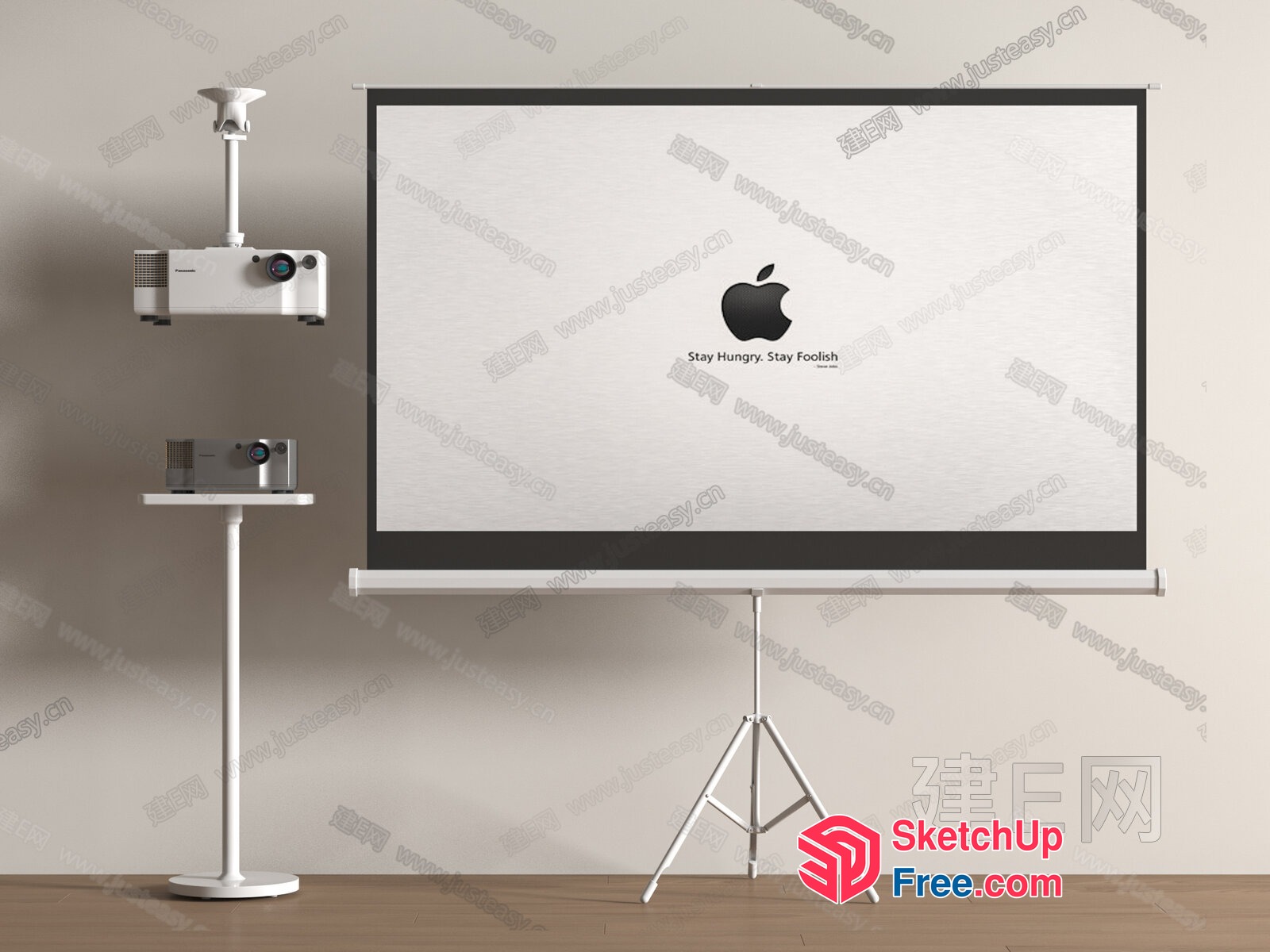 Apple Projector Display 3D SketchUp File