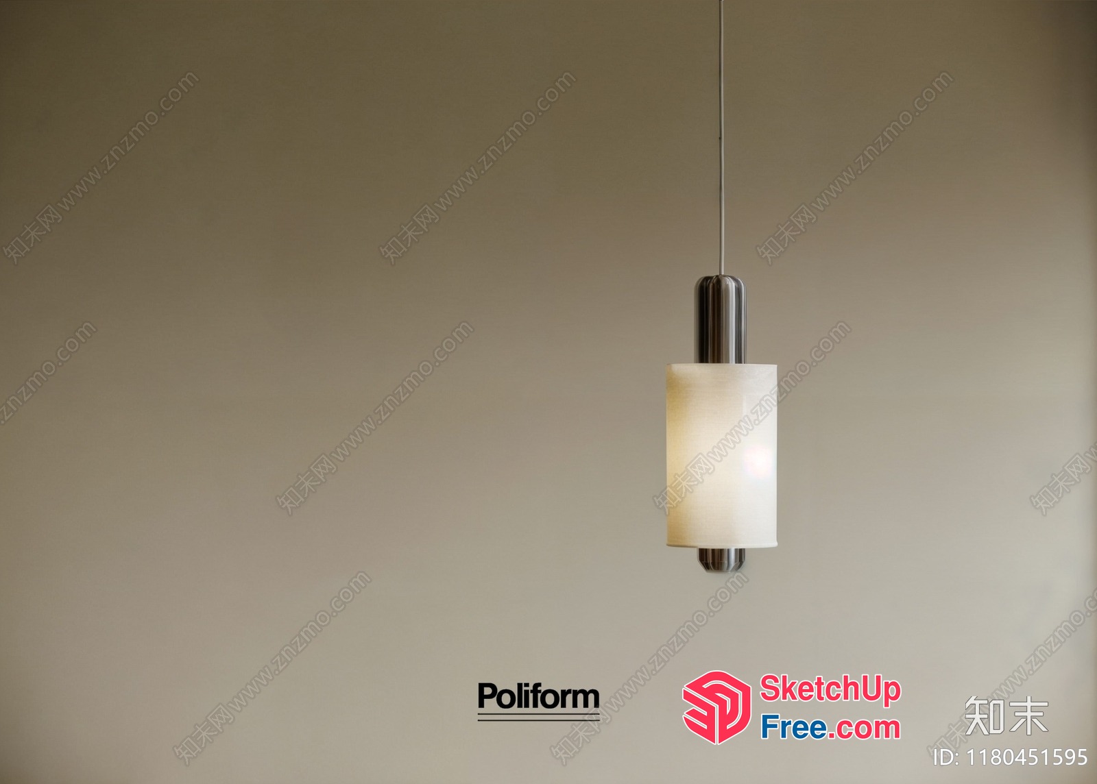 Poliform Pendant Light Fixture 3D SketchUp File