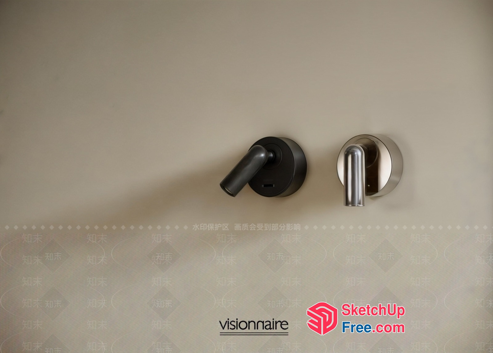 Visionnaire Bathroom Fixtures 3D SketchUp File