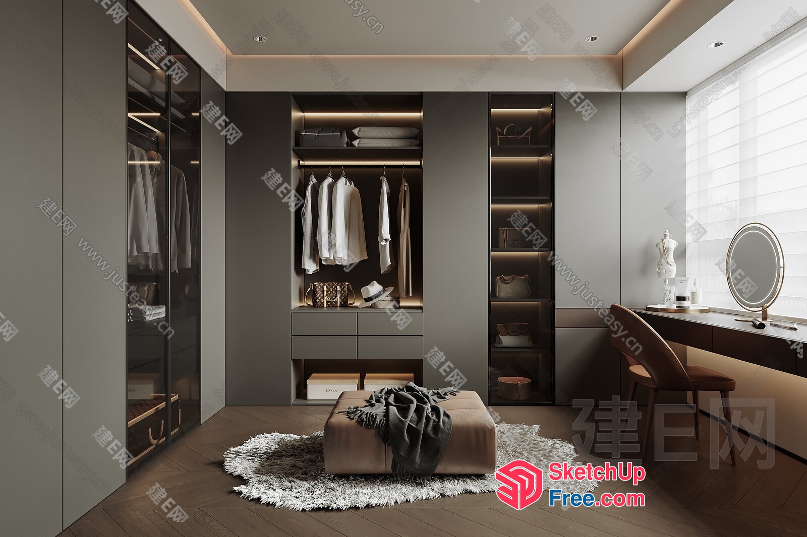 Modern Minimalist Interior 3D SketchUp File