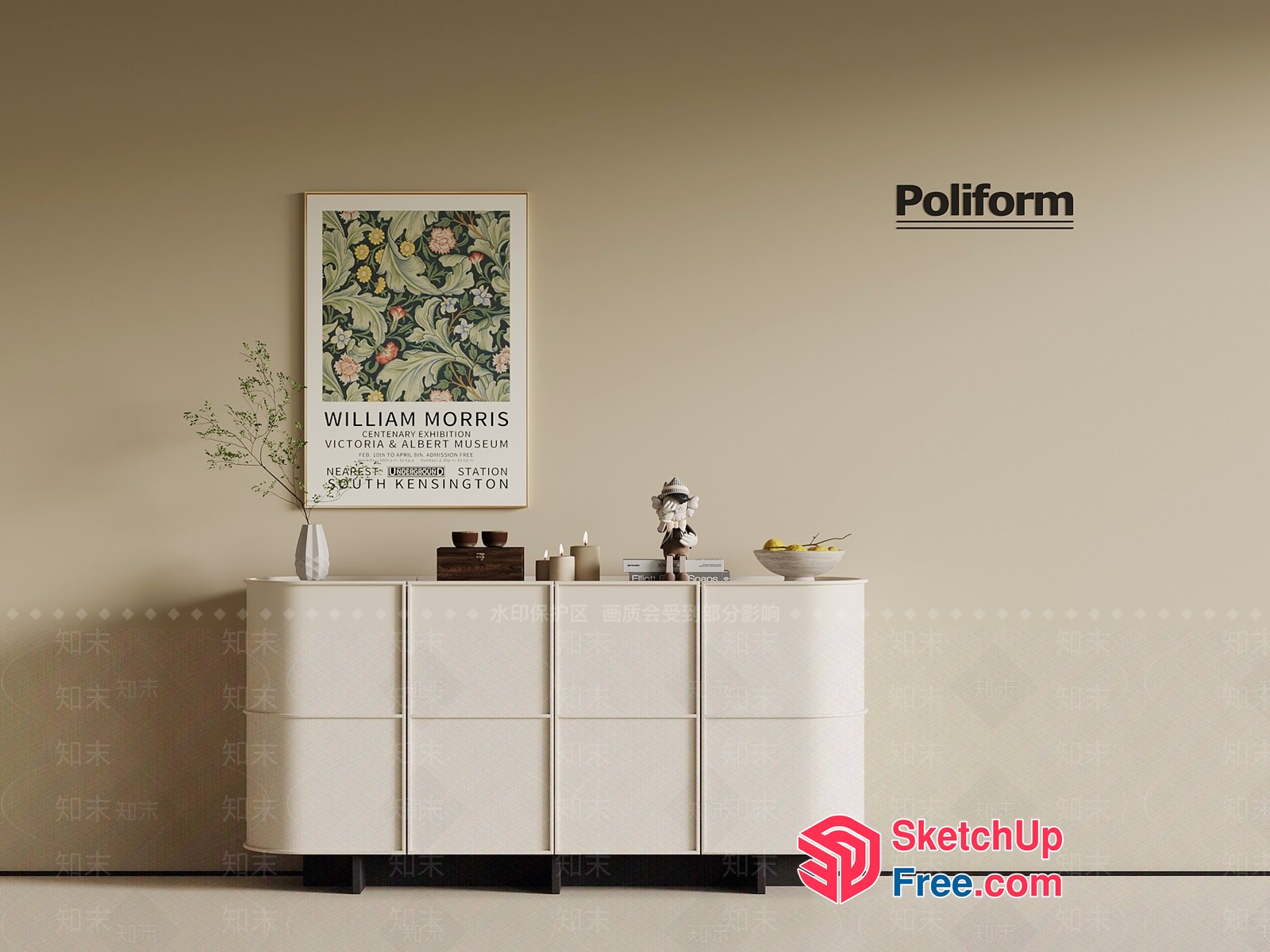 Poliform Furniture Collection 3D SketchUp File