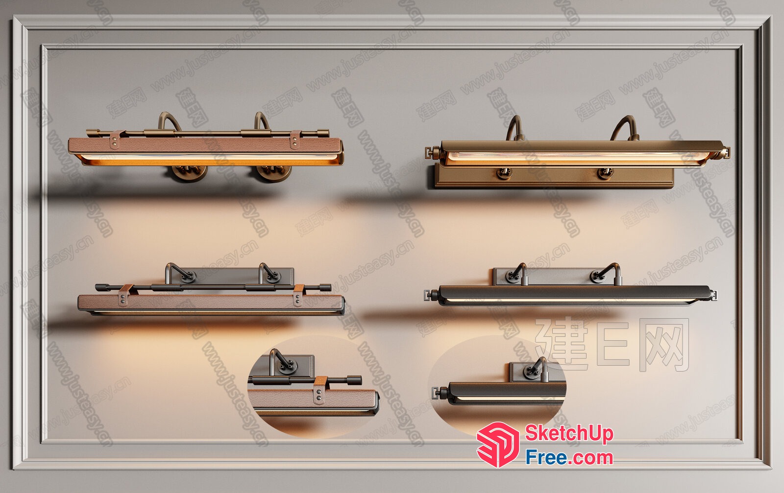 Elegant And Sophisticated Lighting Fixtures 3D SketchUp File