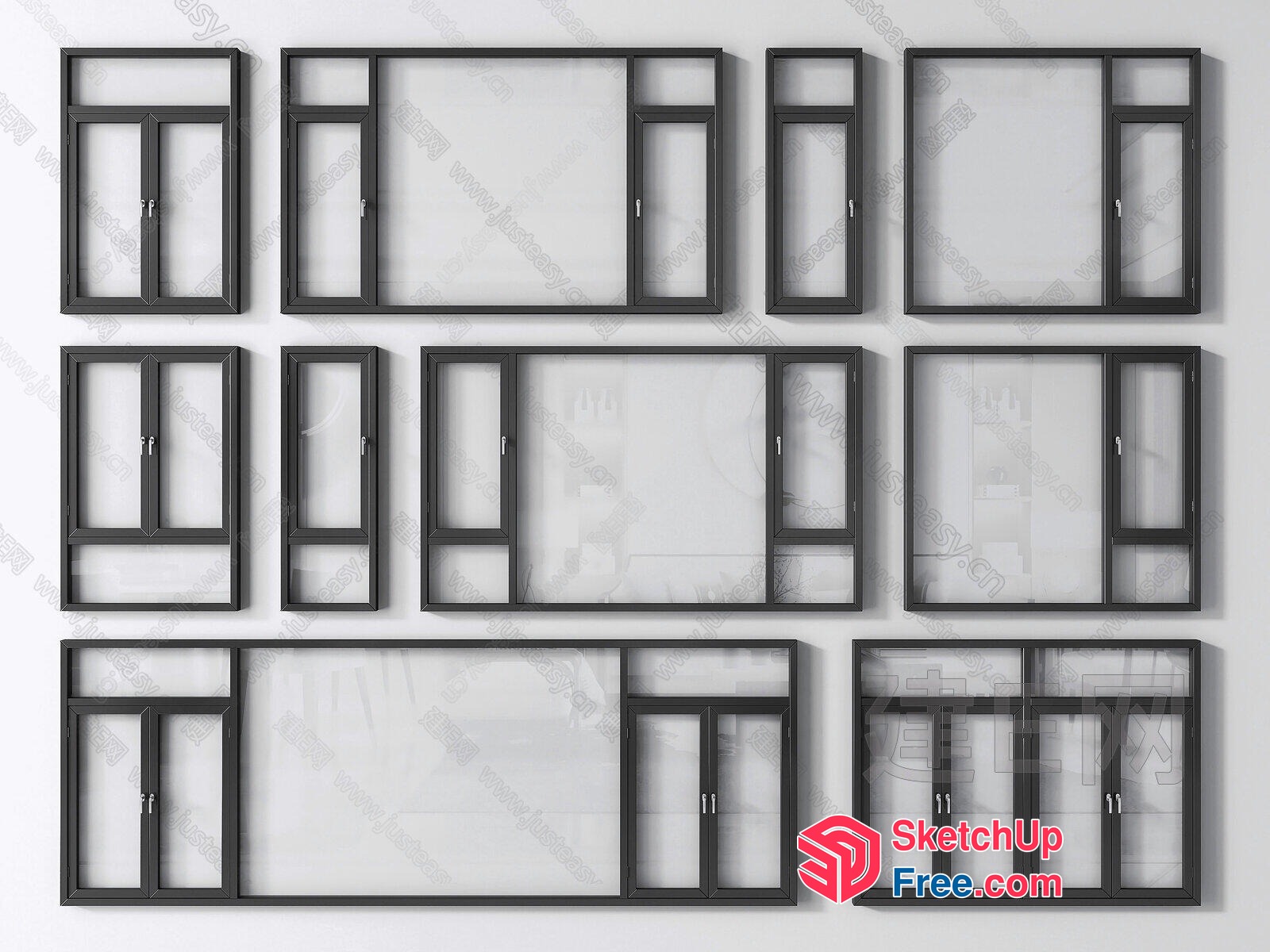 Windows And Doors Collection 3D SketchUp File