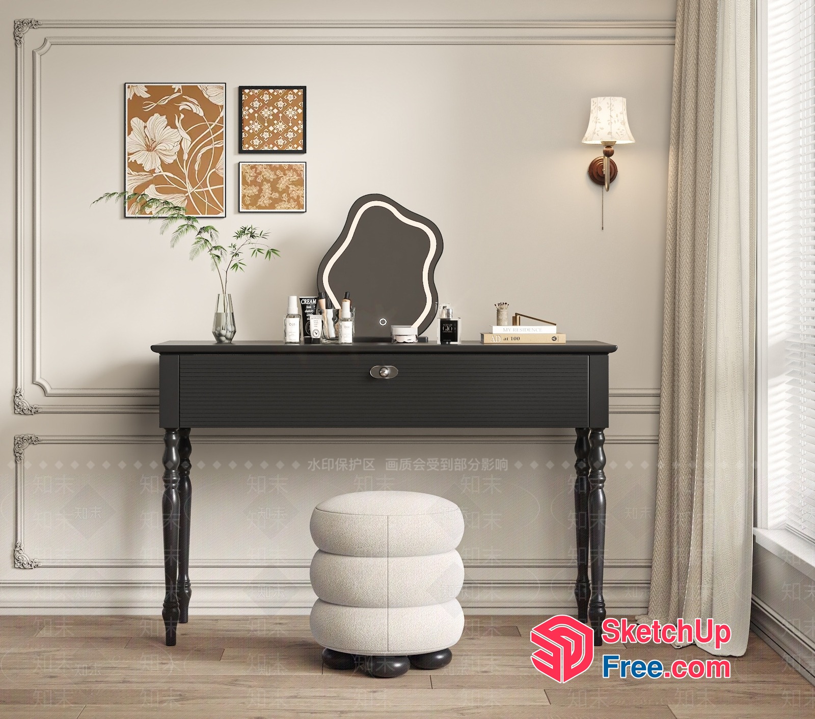 Classic Moulding Furniture And Decor 3D SketchUp File