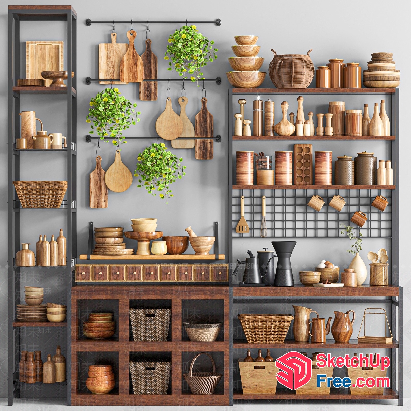 Kitchenware And Decor Collection 3D SketchUp File