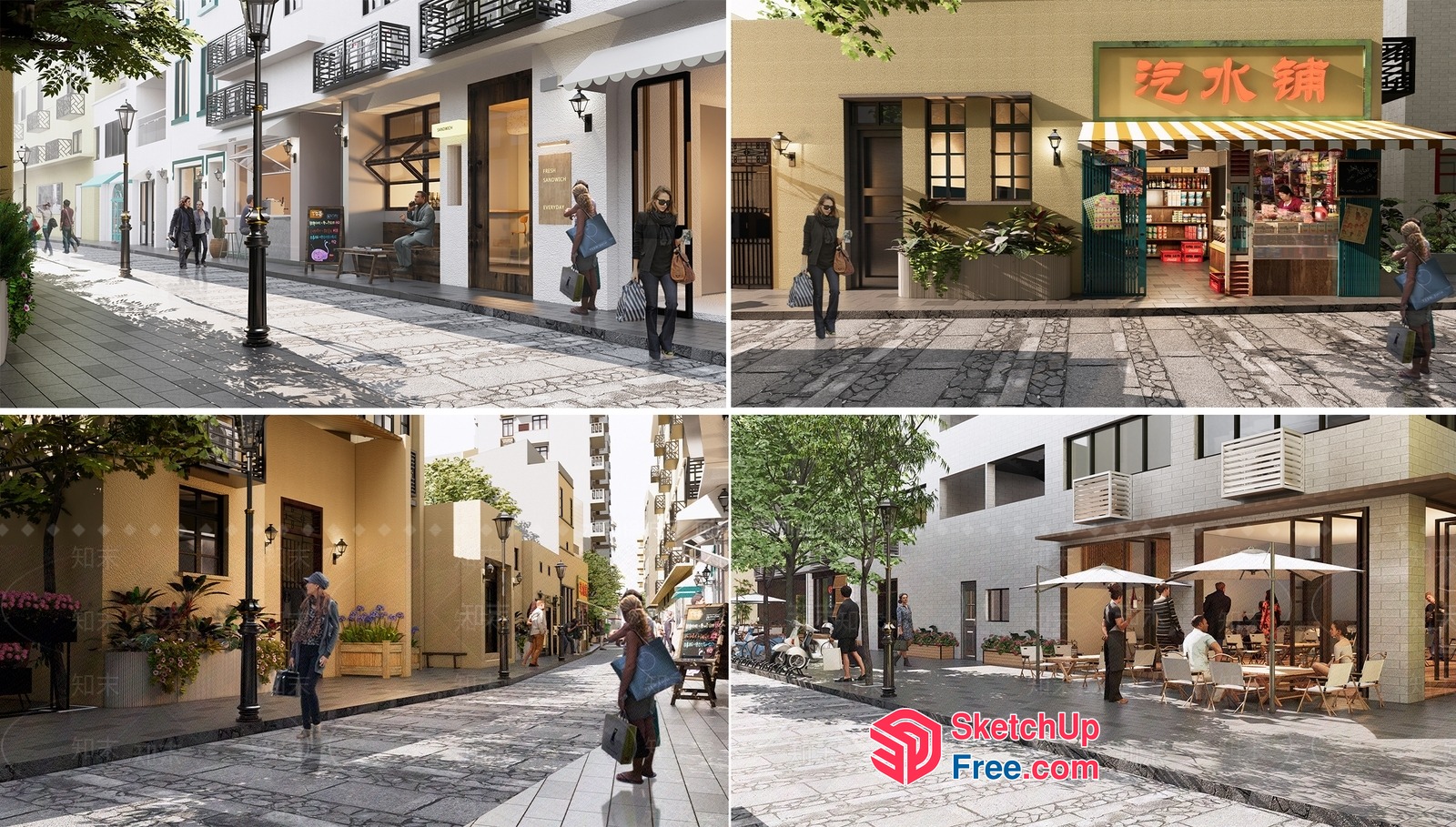 Commercial Street Cladding 3D SketchUp File