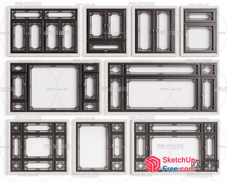 Architectural Window And Door Designs 3D SketchUp File