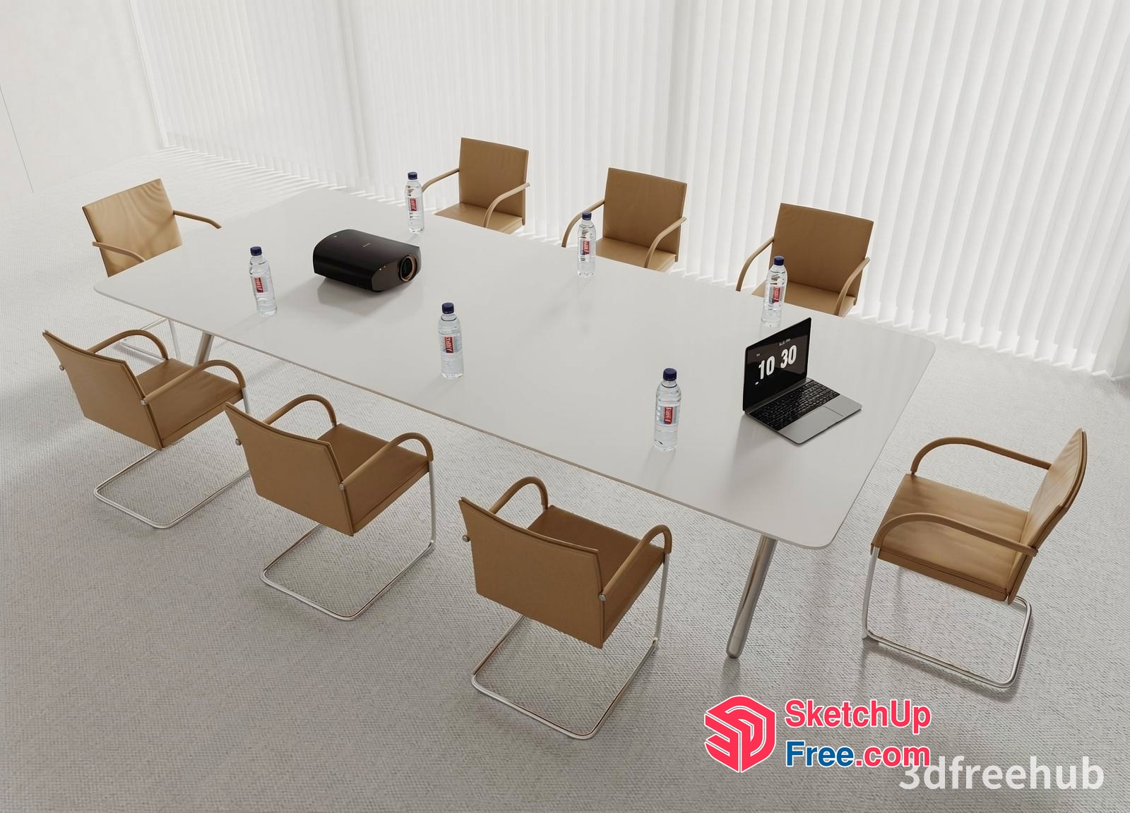 Office Conference Room Interior Design 3D SketchUp File