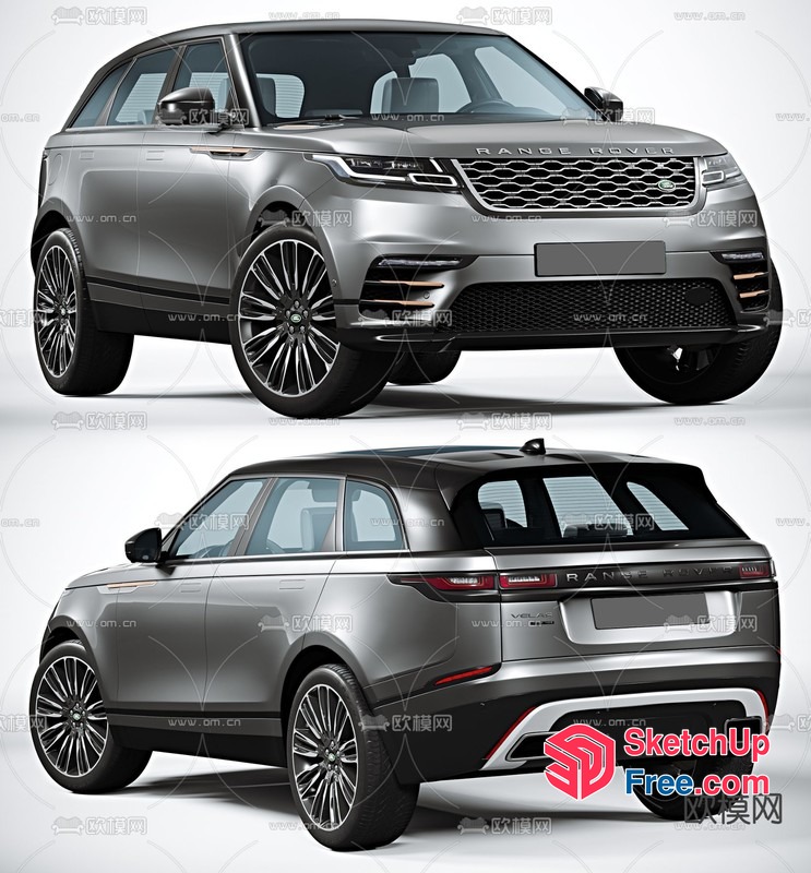 Range Rover Luxury Suv Vehicle 3D SketchUp File
