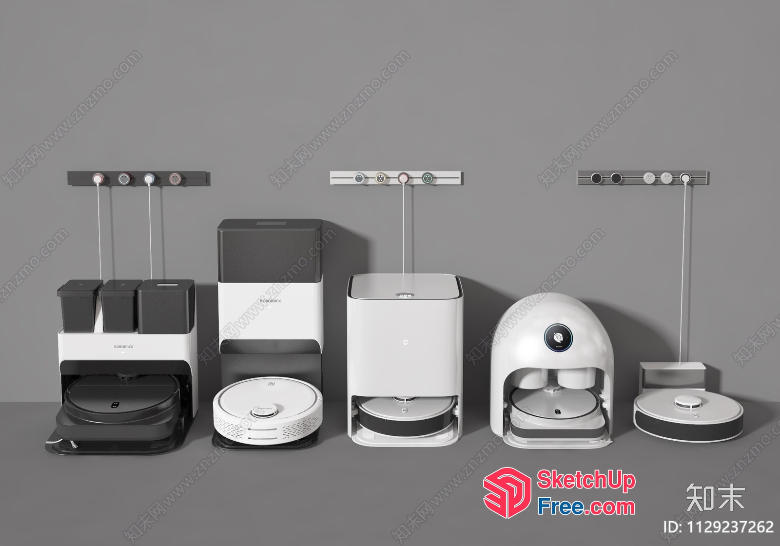 Robotic Vacuum Cleaners And Floor Care Systems 3D SketchUp File
