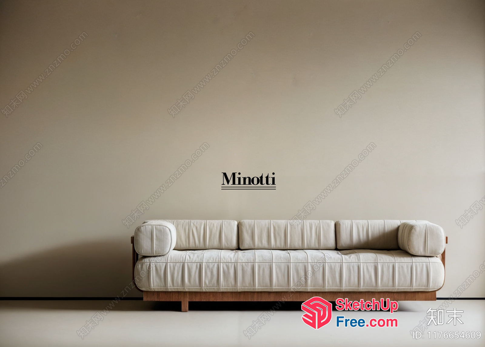 Minotti Sofa 3D SketchUp File