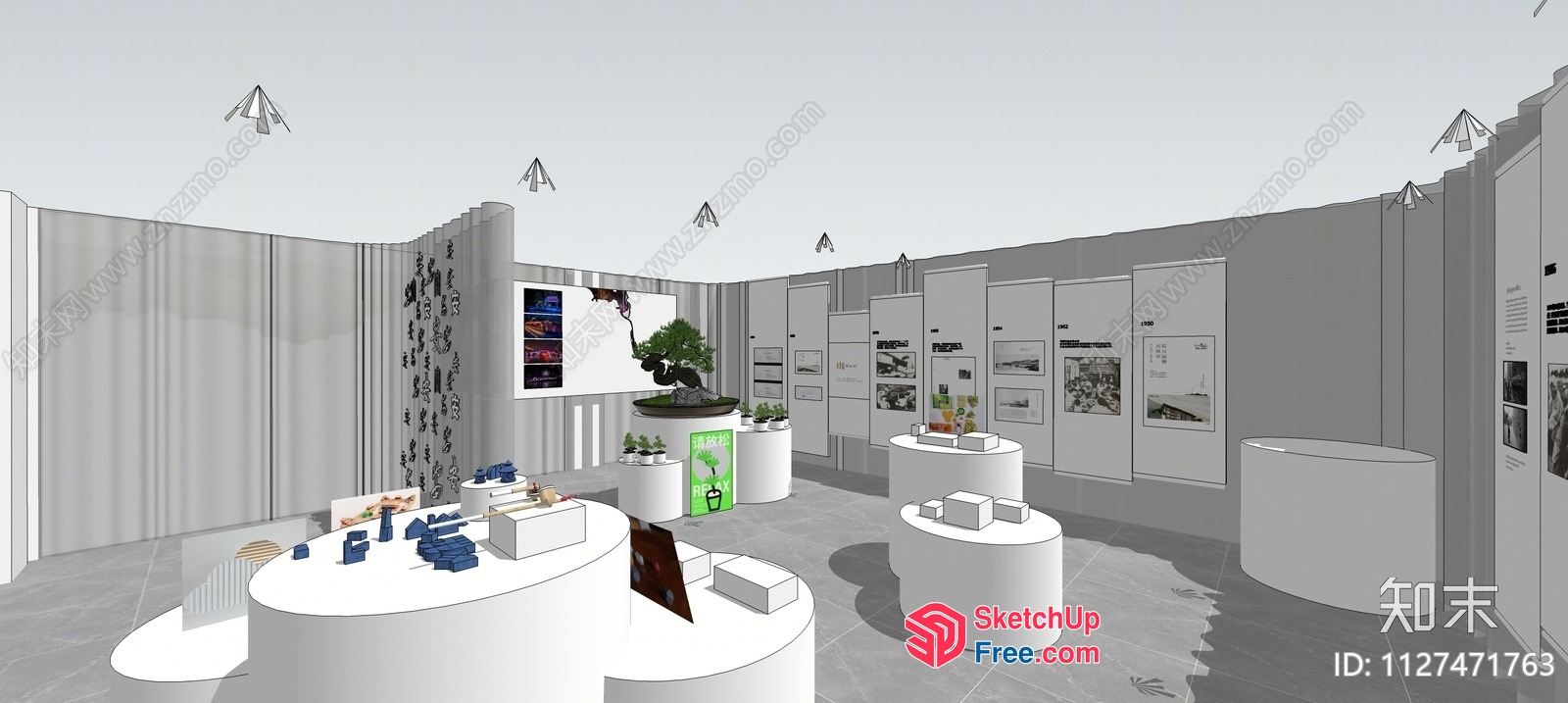 Modern Minimalist Interior Design 3D SketchUp File