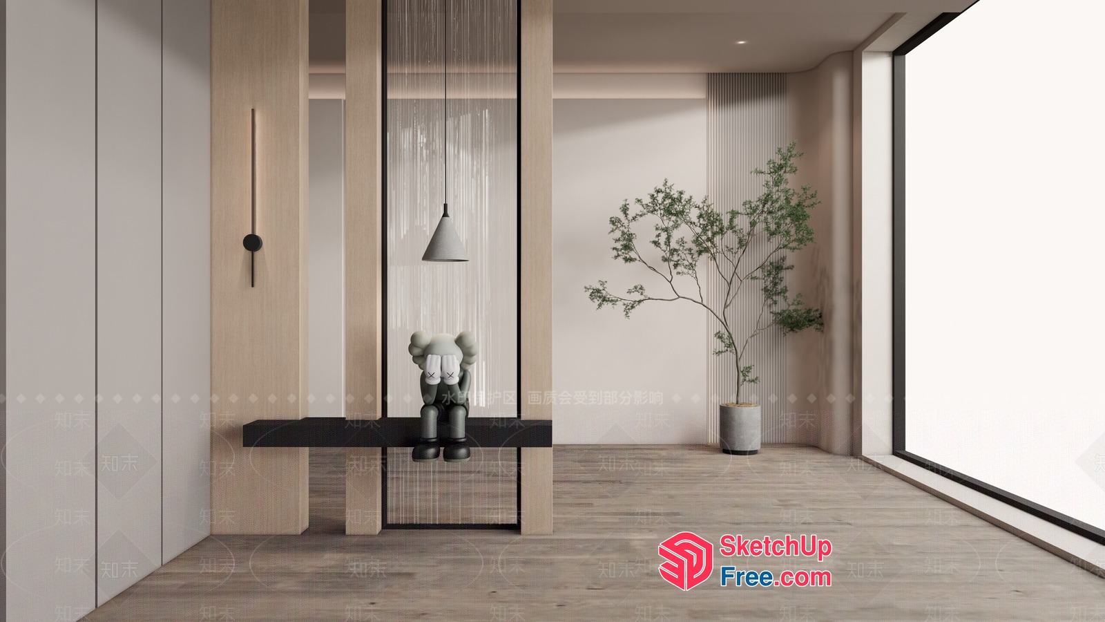 Minimalist Style Modern Interior Design 3D SketchUp File