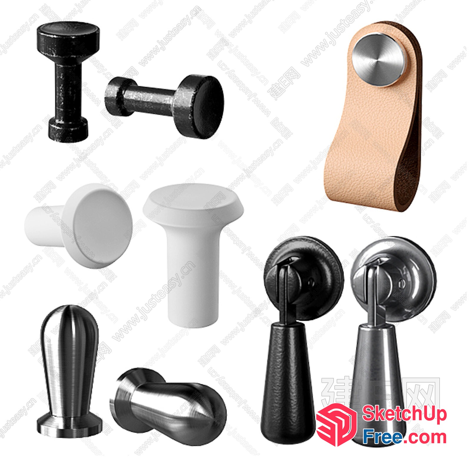 Door And Window Hardware Collection 3D SketchUp File