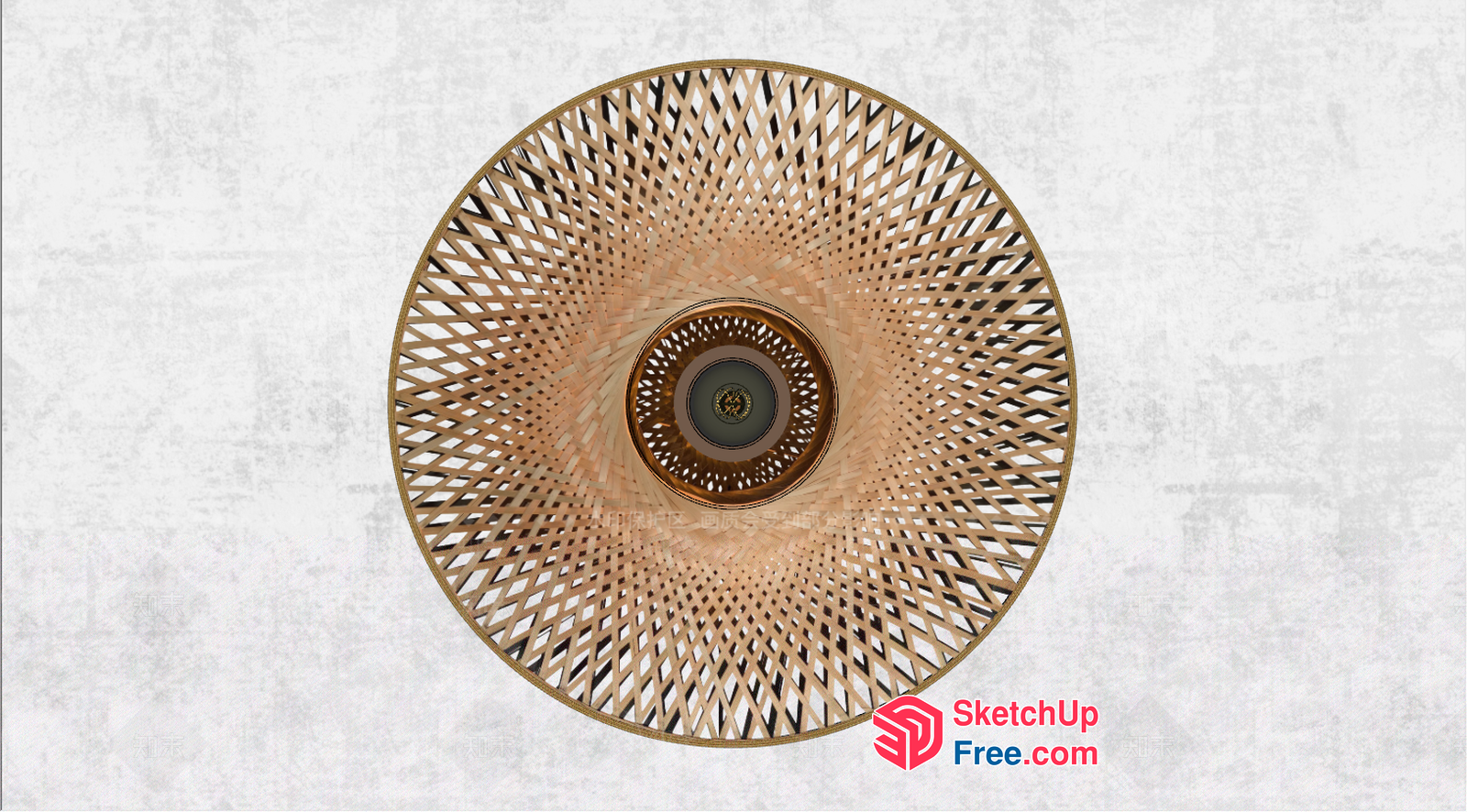 Ornate Ceiling Pattern 3D SketchUp File