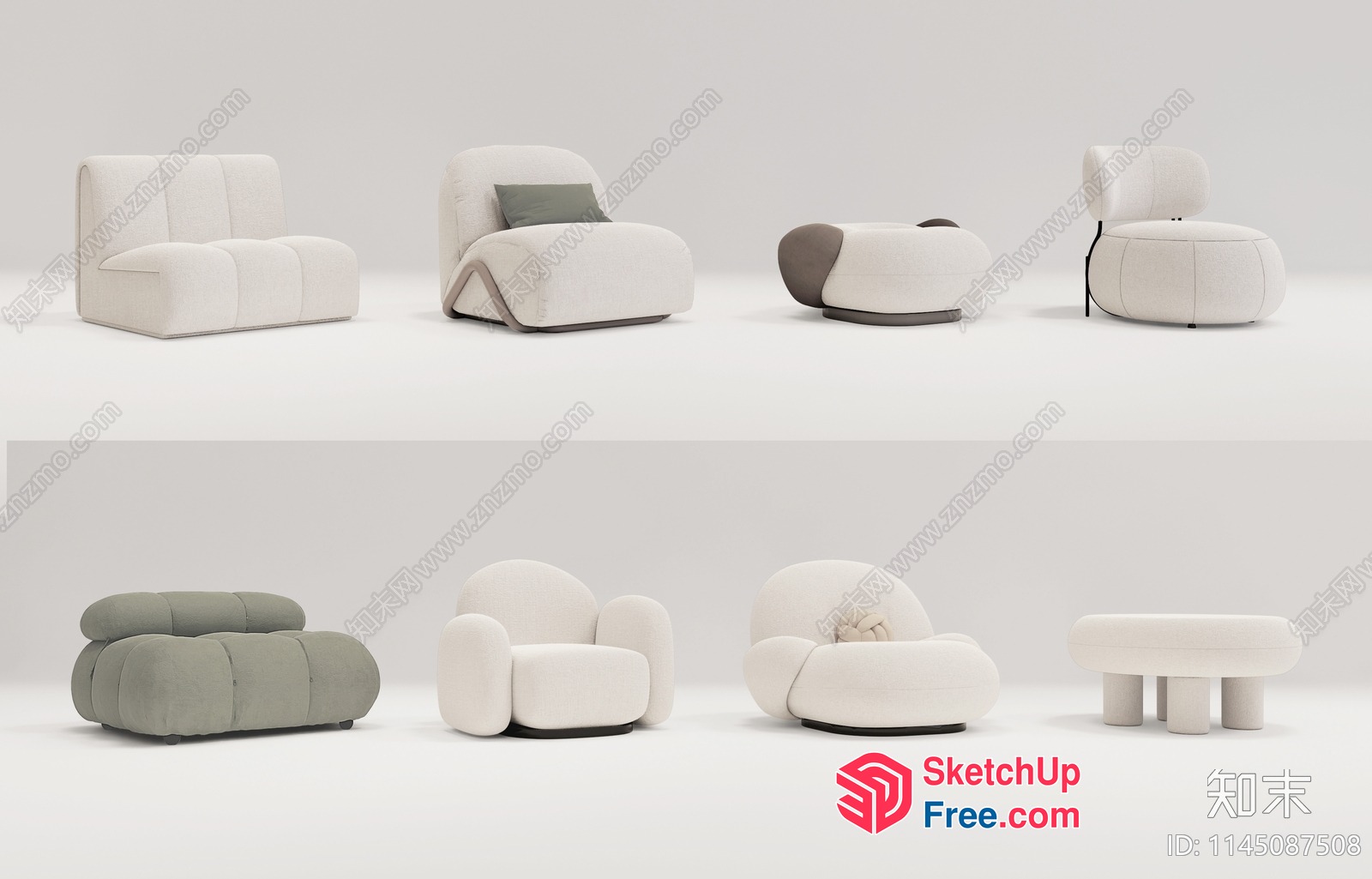 Modern, Minimalist, And Unique Furniture Designs 3D SketchUp File