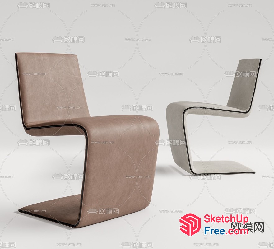 Modern Minimalist Chair Design 3D SketchUp File