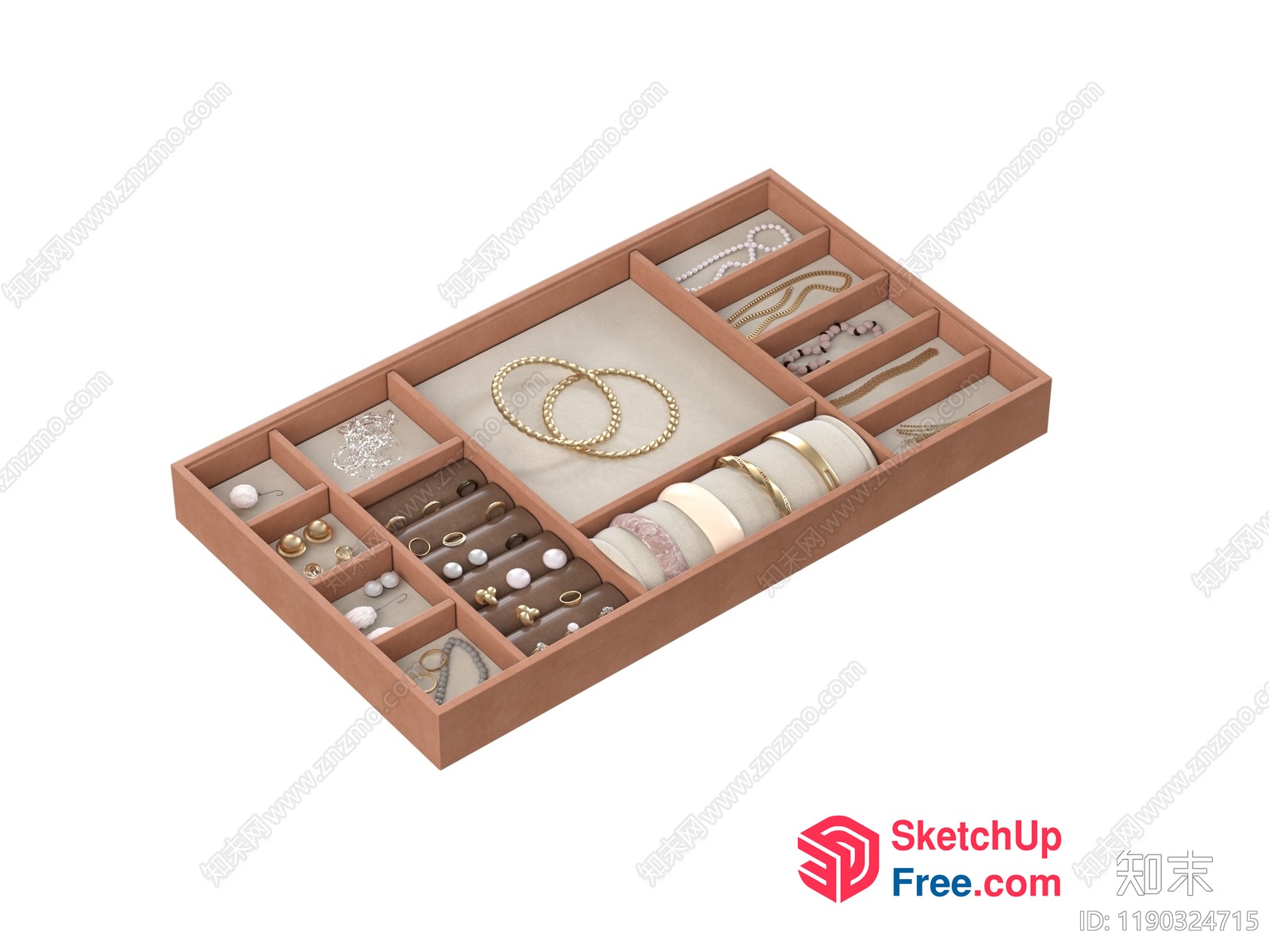 Jewelry Organizer Box 3D SketchUp File