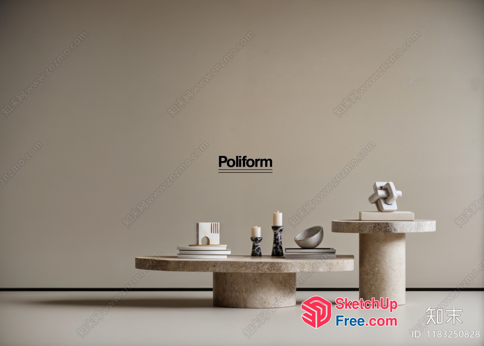 Poliform Interior Furniture 3D SketchUp File