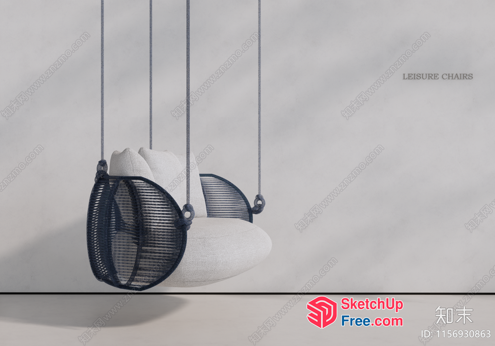 Comfortable Hanging Chair For Leisure 3D SketchUp File