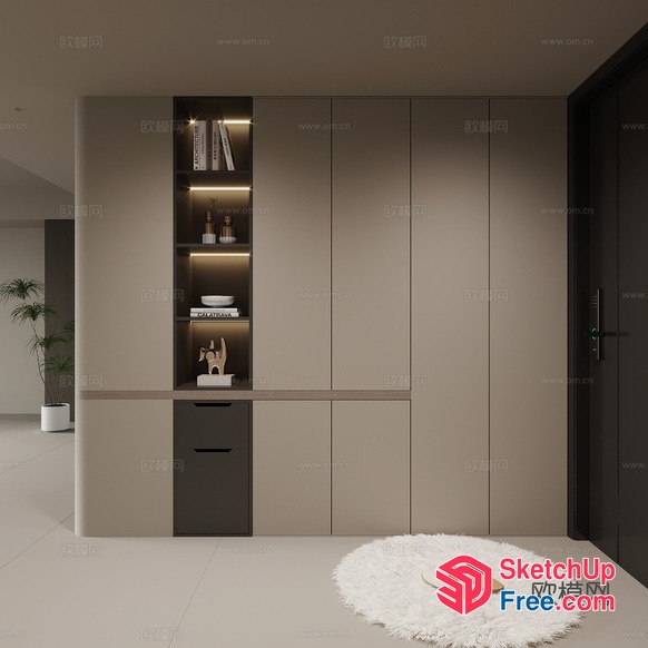 Minimalist Style Modern Interior Design 3D SketchUp File