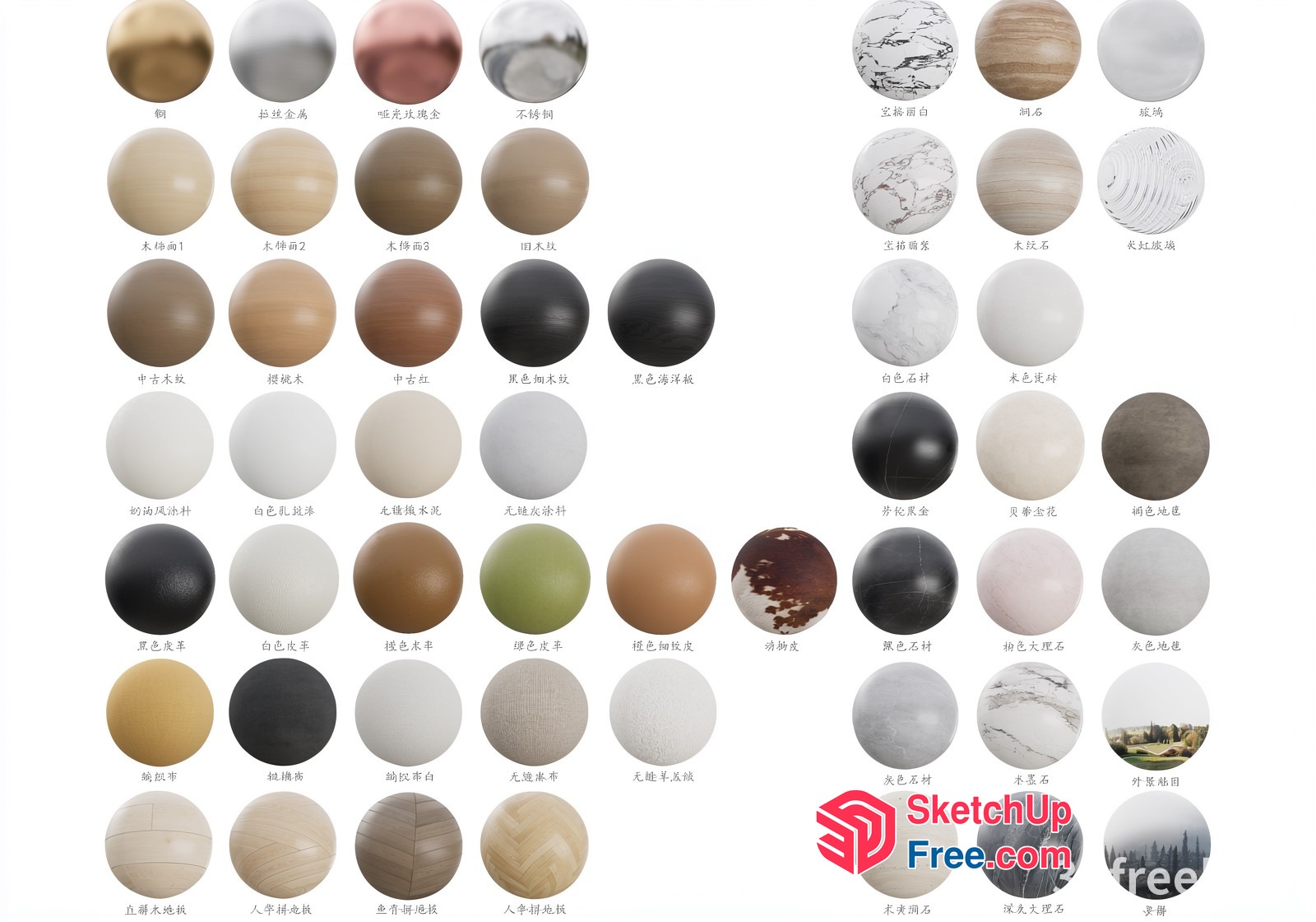 3D Sphere Models In Various Styles 3D SketchUp File