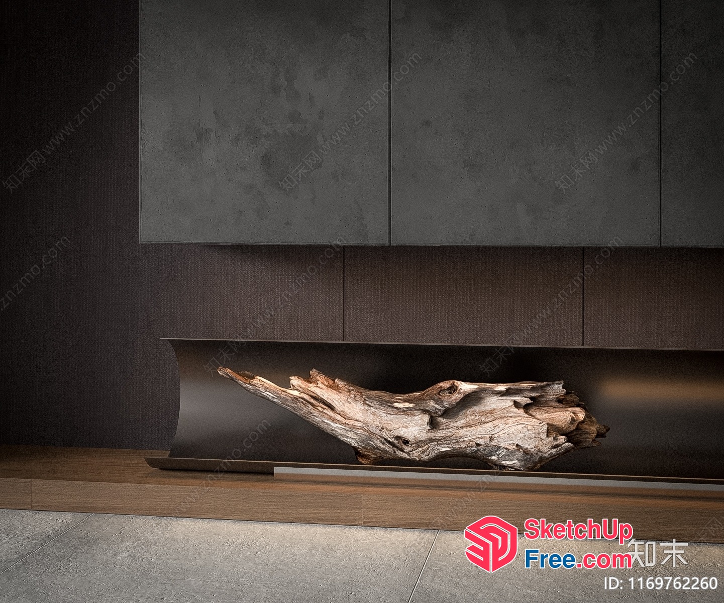Modern Minimalist Japanese-Style Interior Design 3D SketchUp File
