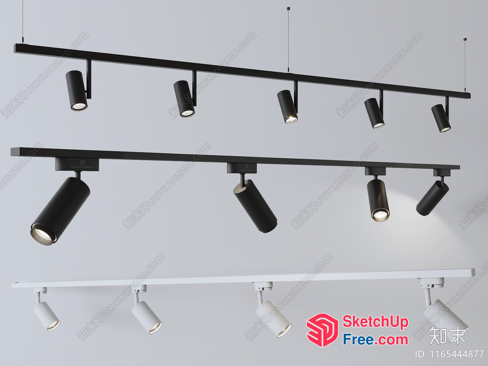 Track Lighting Fixtures For Modern And Contemporary Spaces 3D SketchUp File