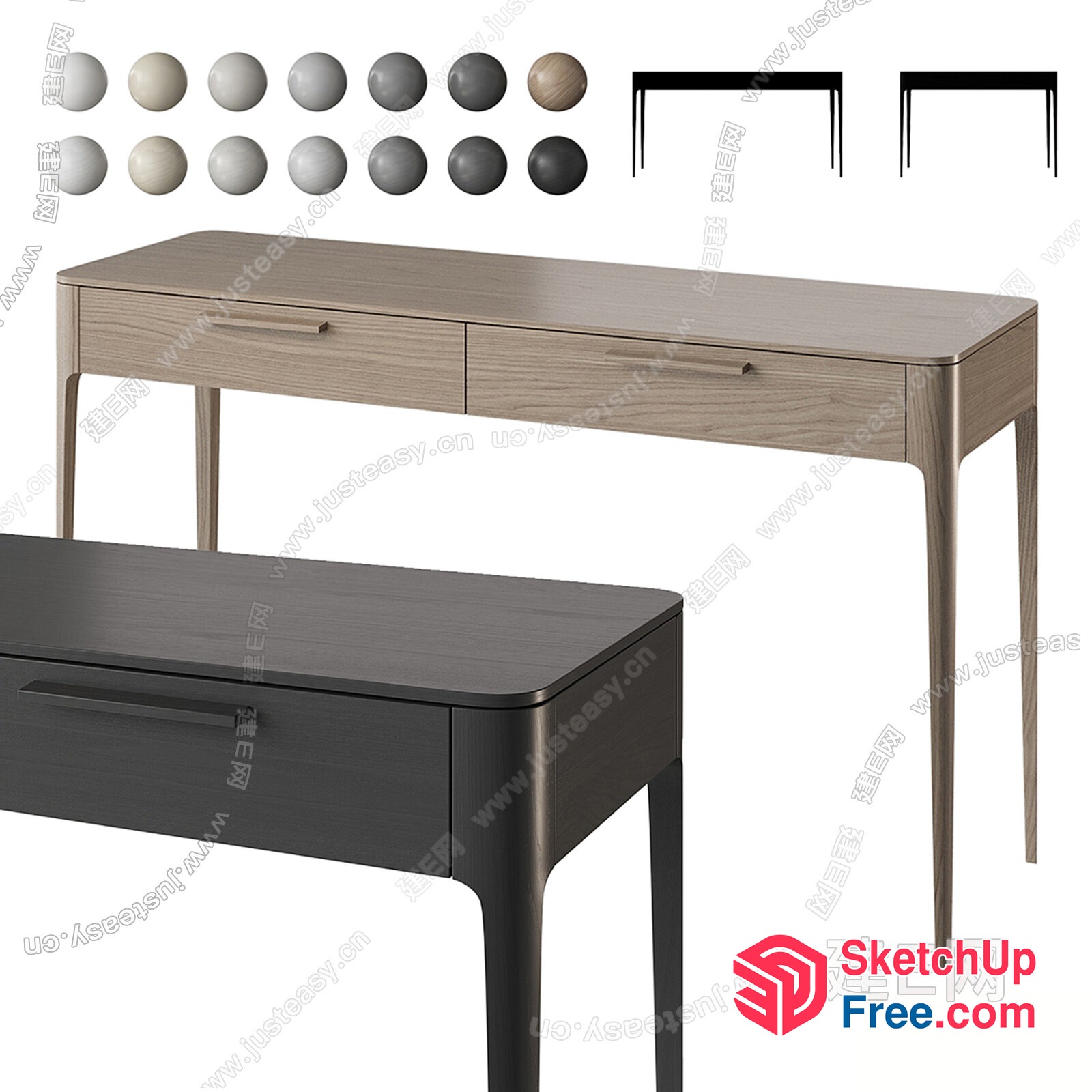 Simple Modern Furniture Collection 3D SketchUp File