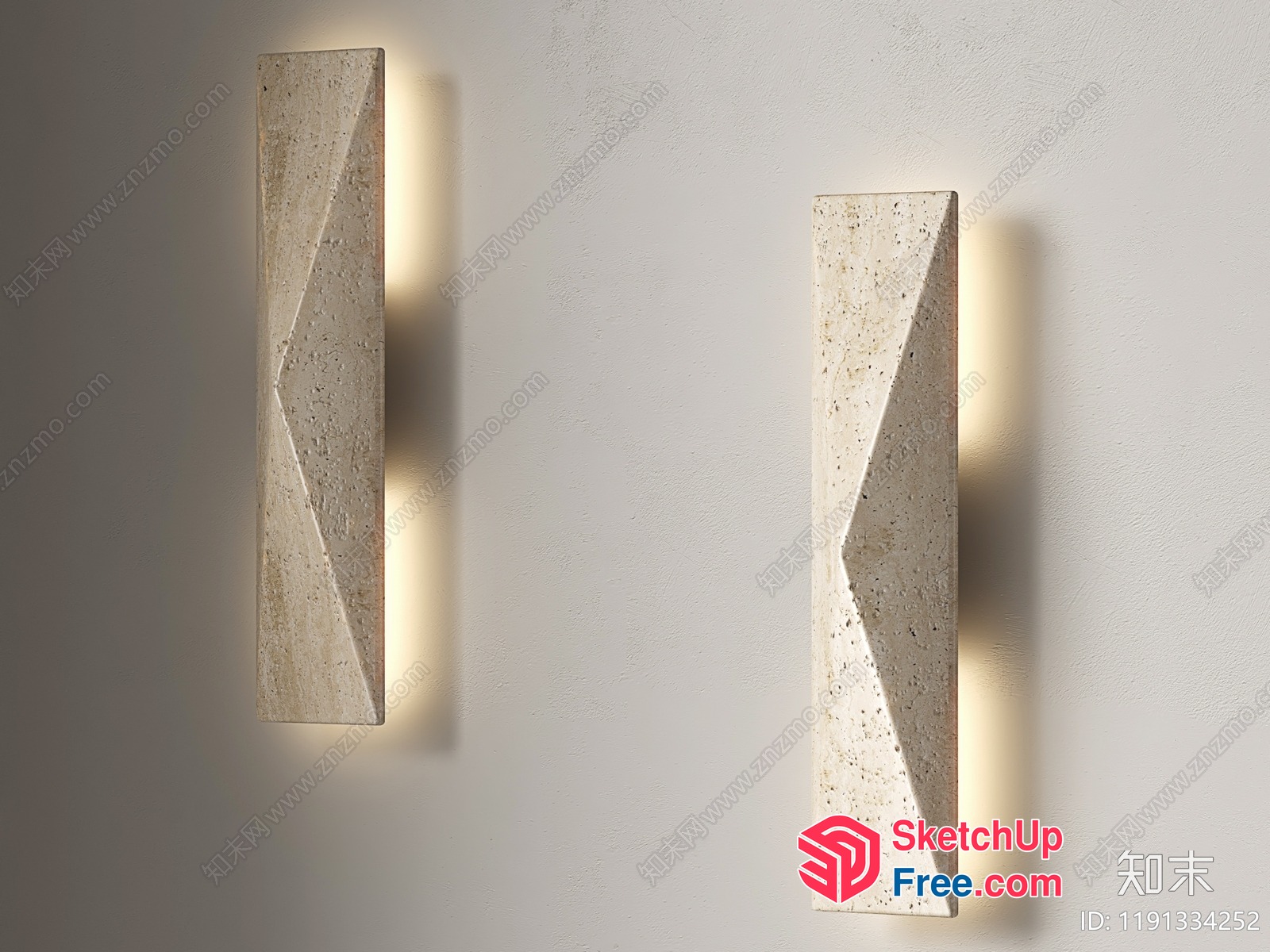 Rectangular Light Fixtures With Decorative Patterns 3D SketchUp File