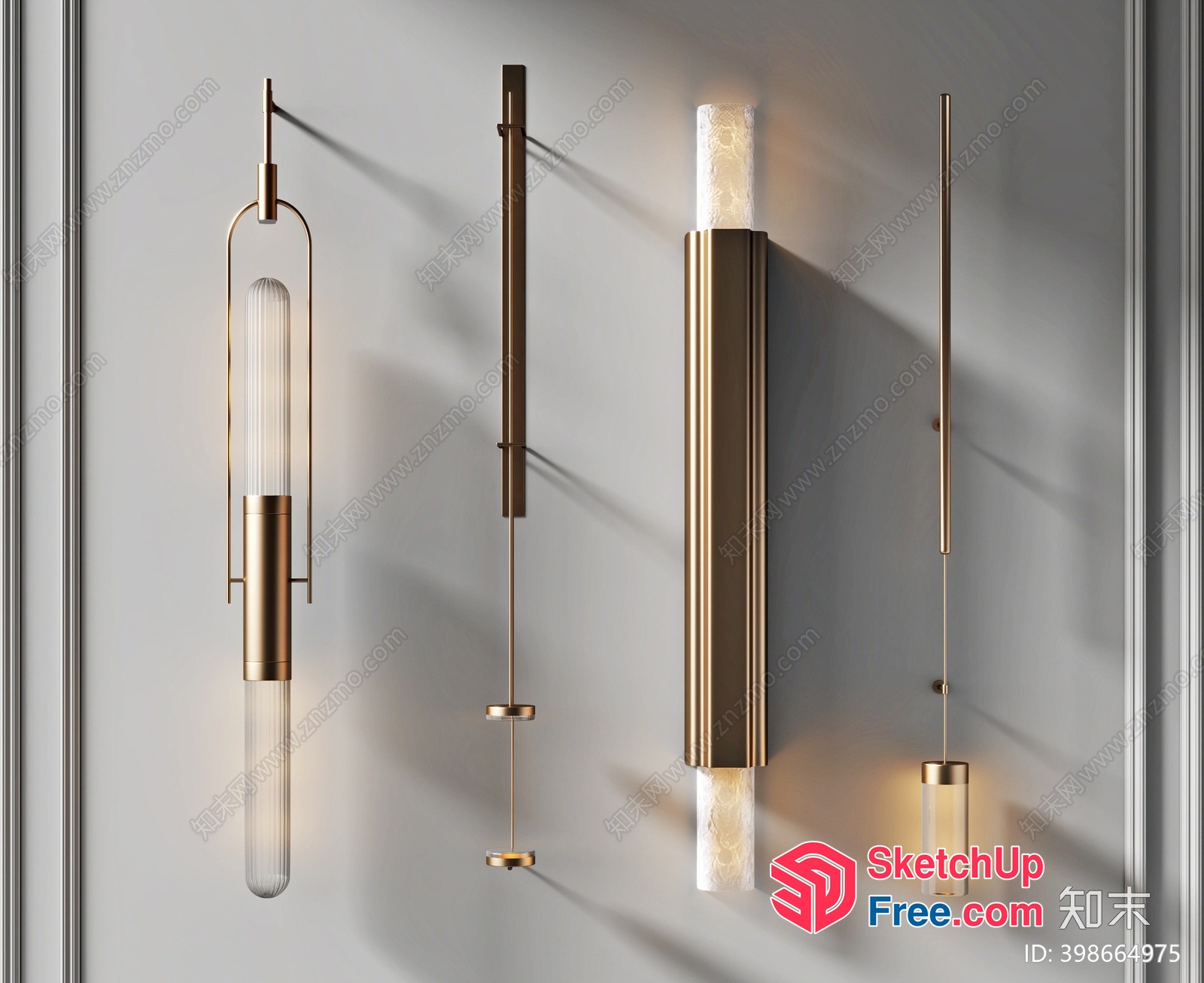 Modern Lighting Fixtures 3D SketchUp File