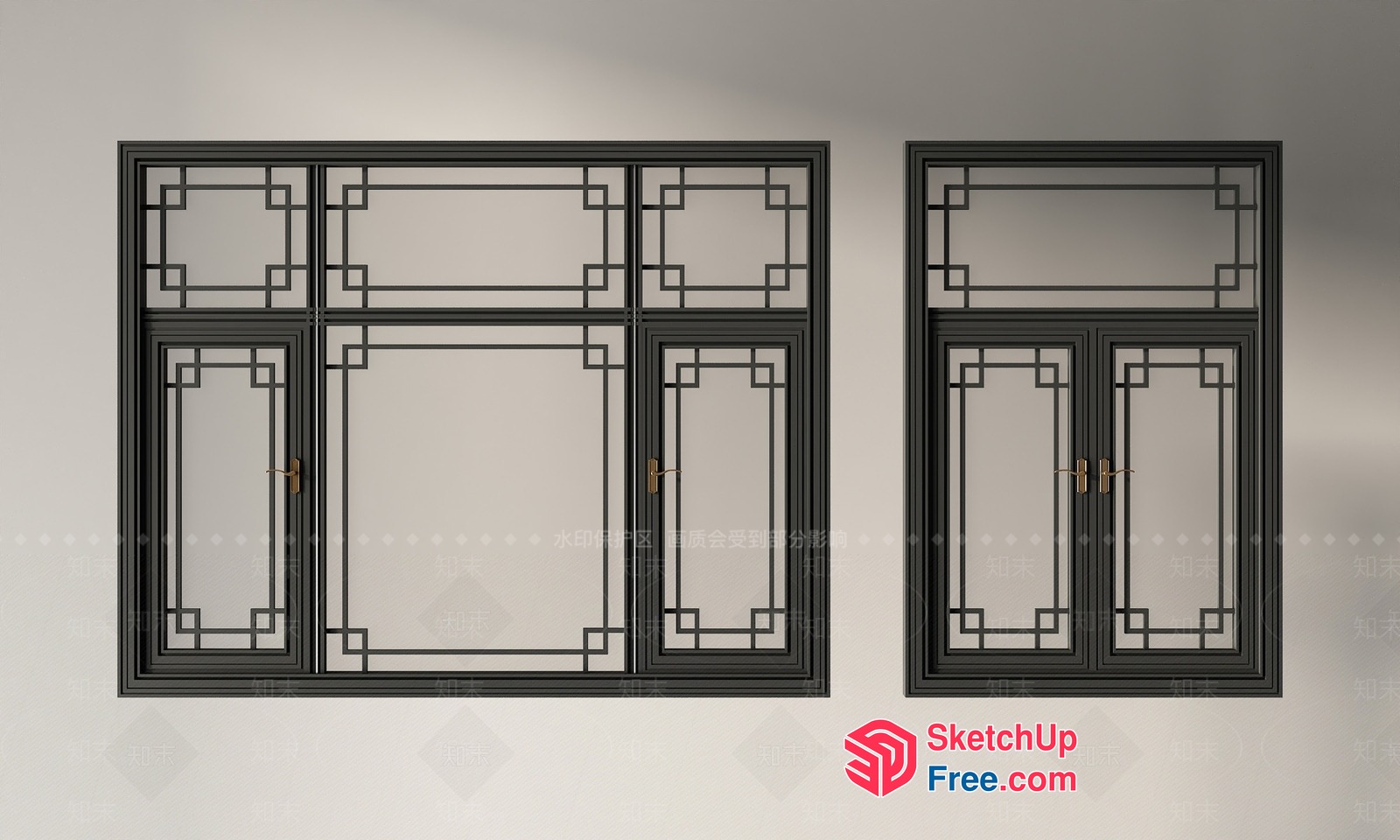 Decorative Window Frames 3D SketchUp File
