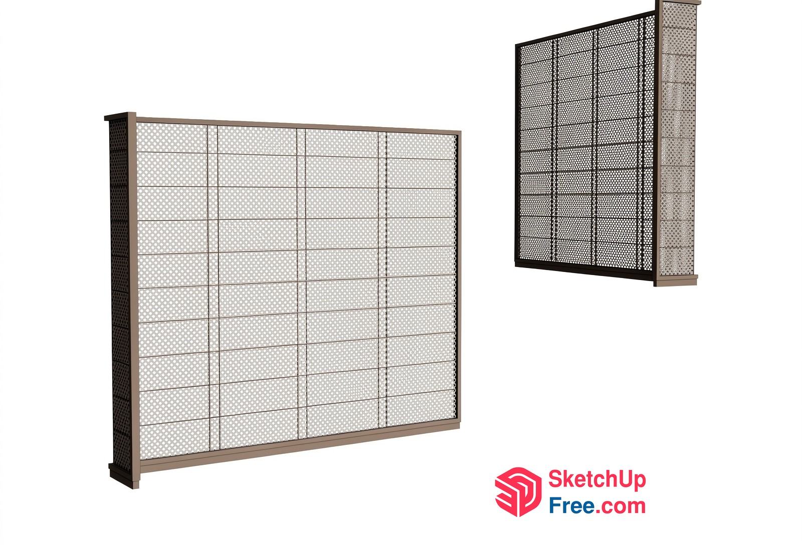 Modern Partition Screen 3D SketchUp File