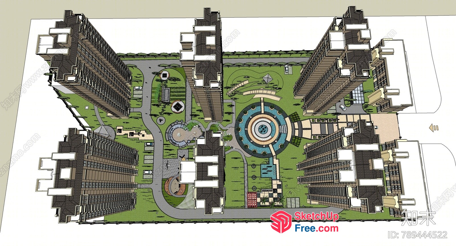 Apartment Plan 3D SketchUp File