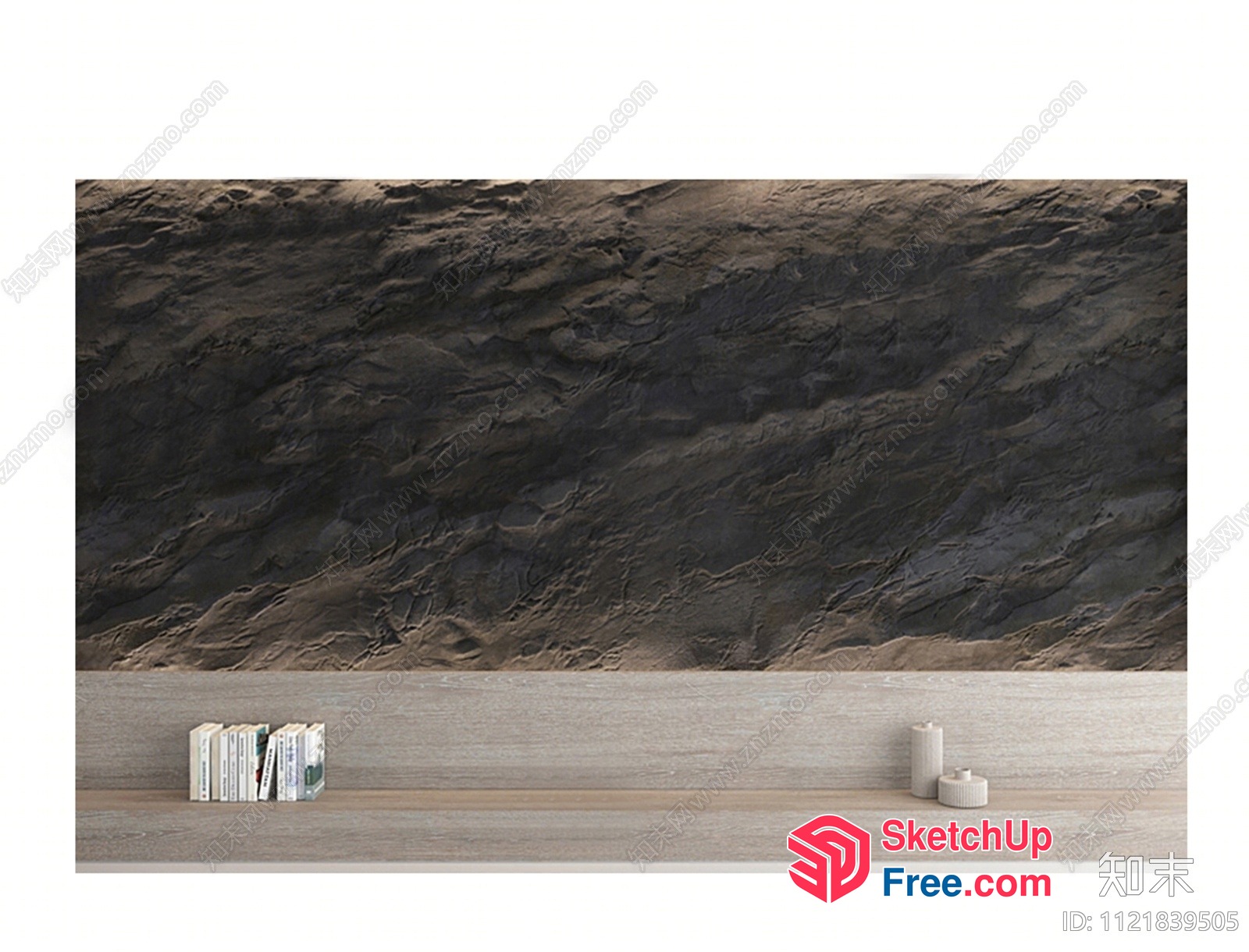Minimalist Interior With Natural Elements 3D SketchUp File