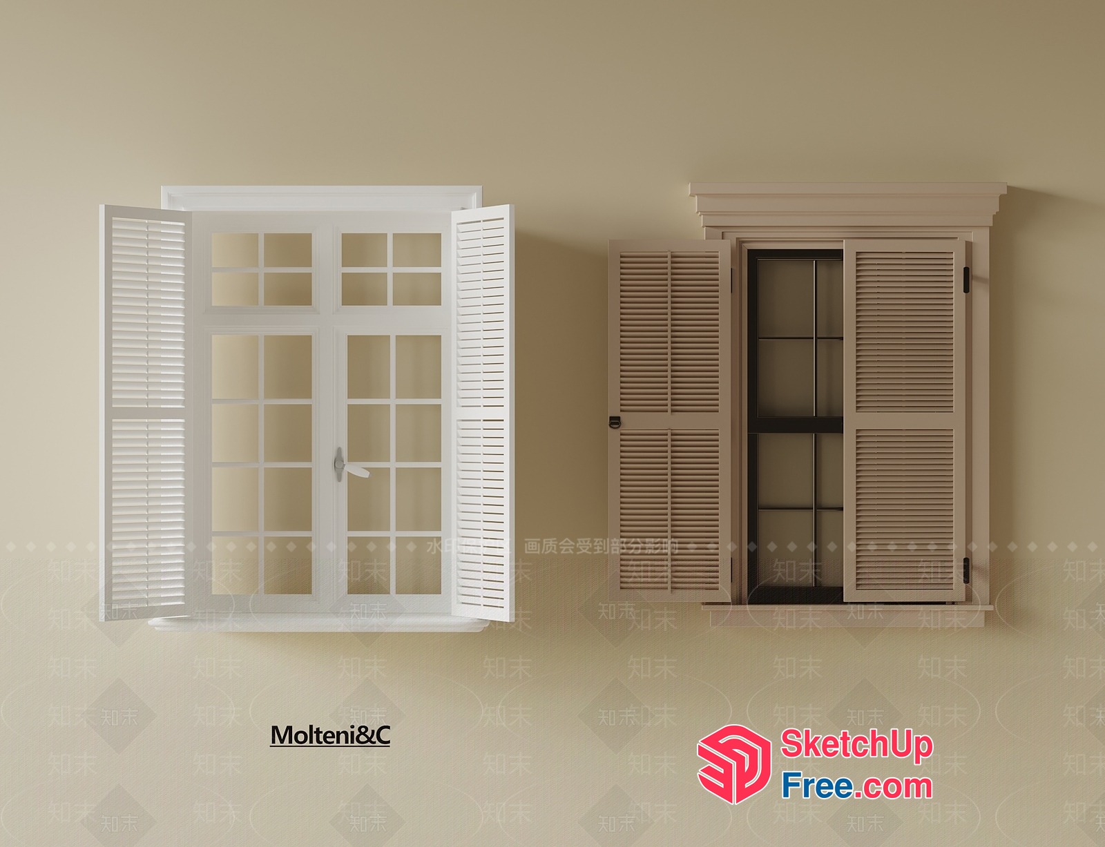 Classic Window And Door Decorations 3D SketchUp File