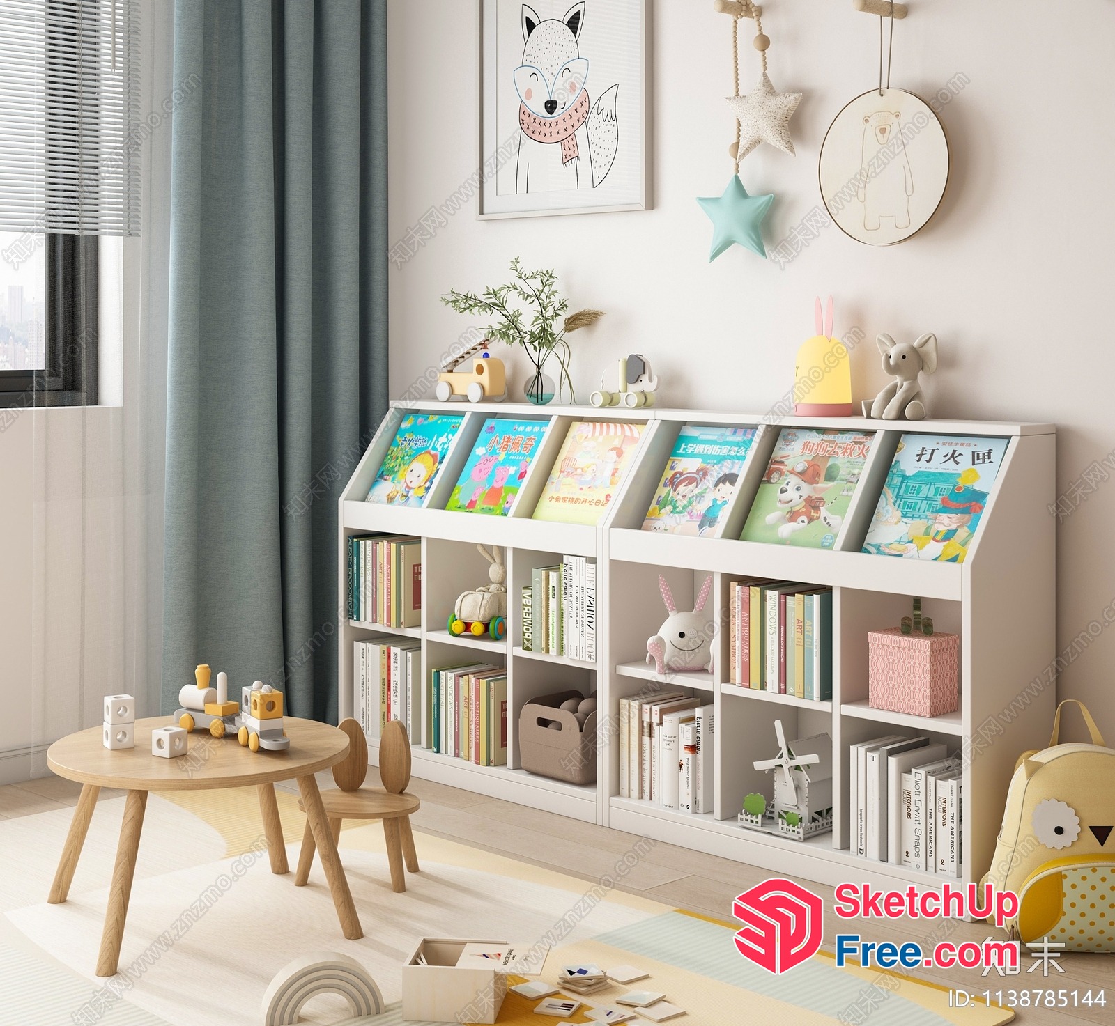 Colorful And Playful Children'S Room 3D SketchUp File