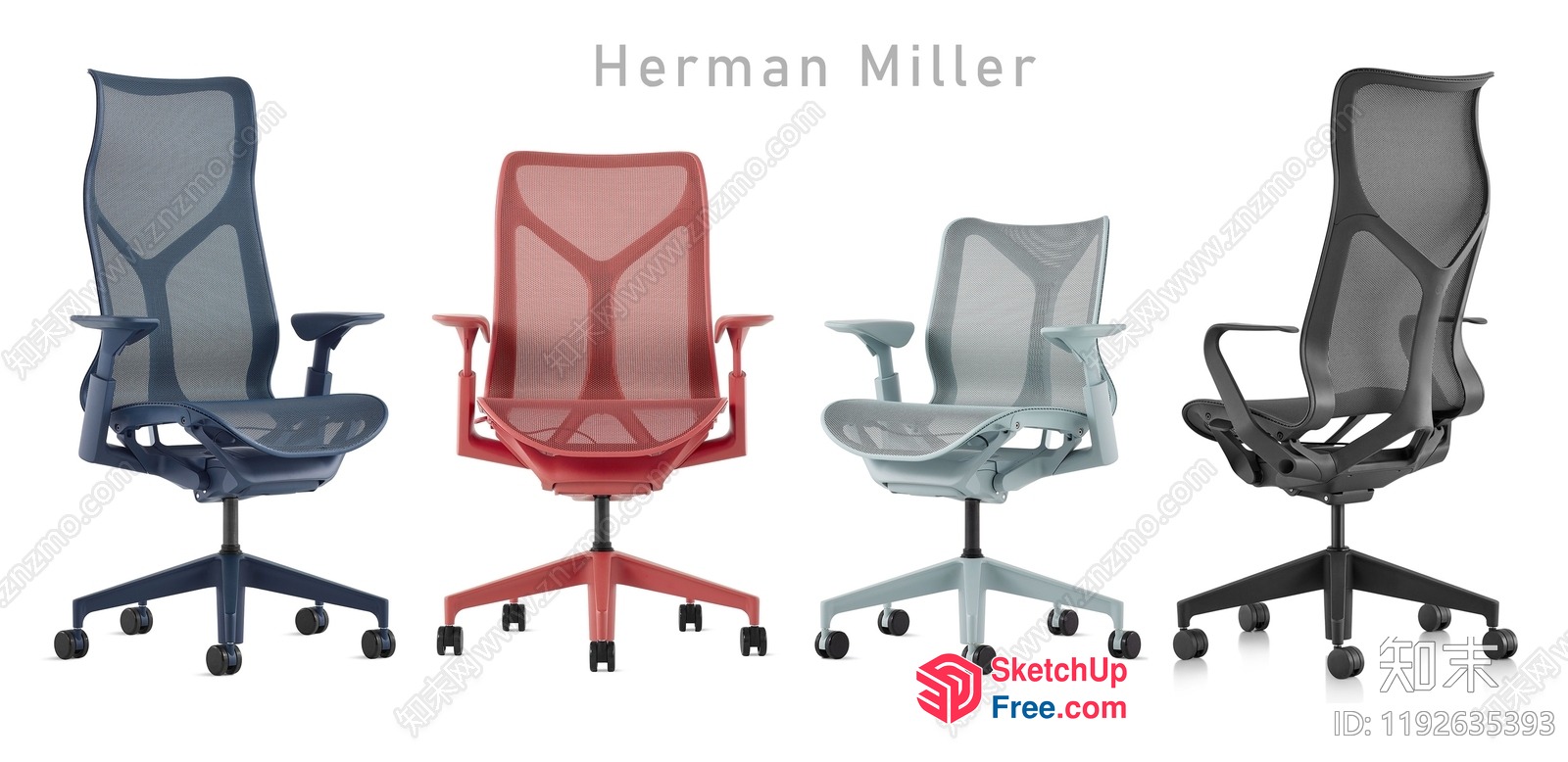 Herman Miller Chairs 3D SketchUp File