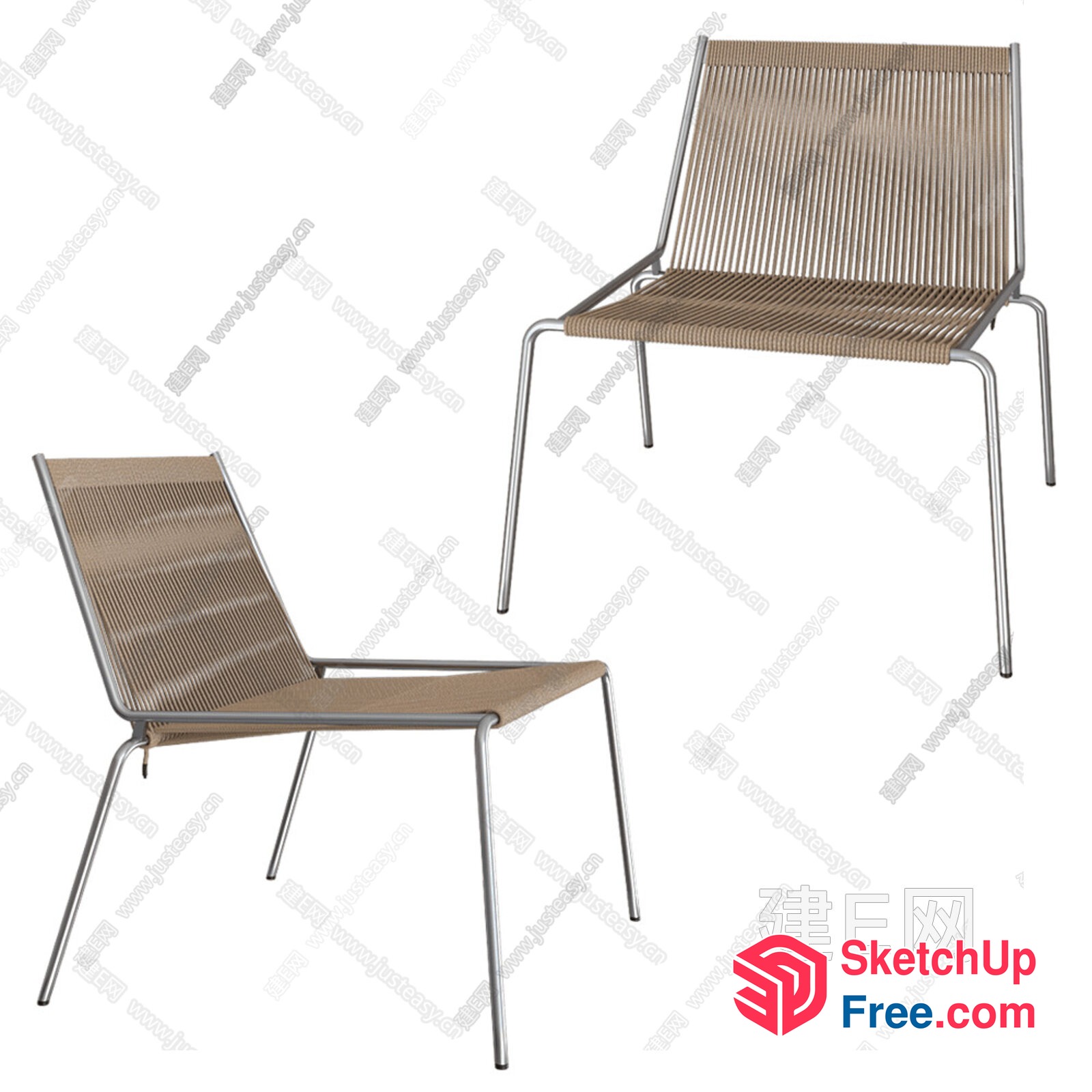 Minimalist Style Chairs 3D SketchUp File
