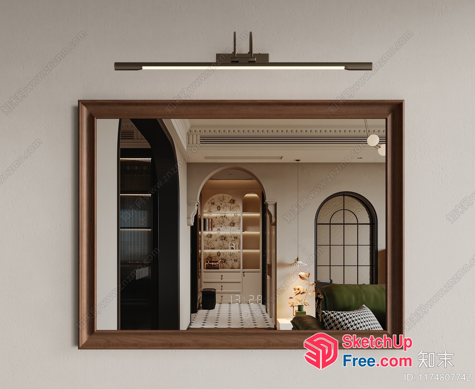 Classic European-Style Interior Design 3D SketchUp File