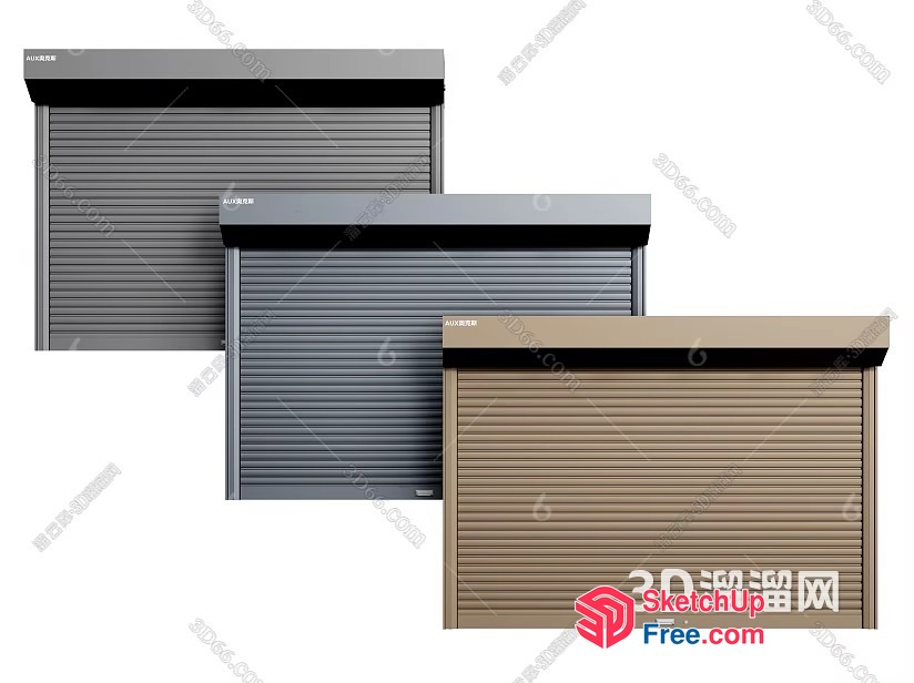 3D Garage Doors 3D SketchUp File