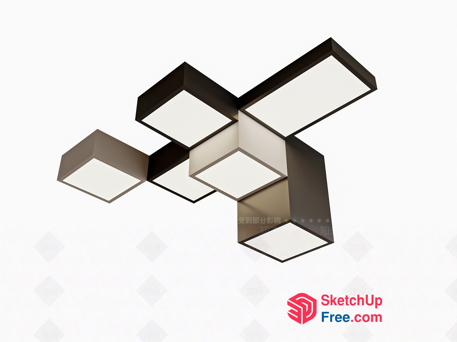 Modern Minimalist Floating Shelves 3D SketchUp File