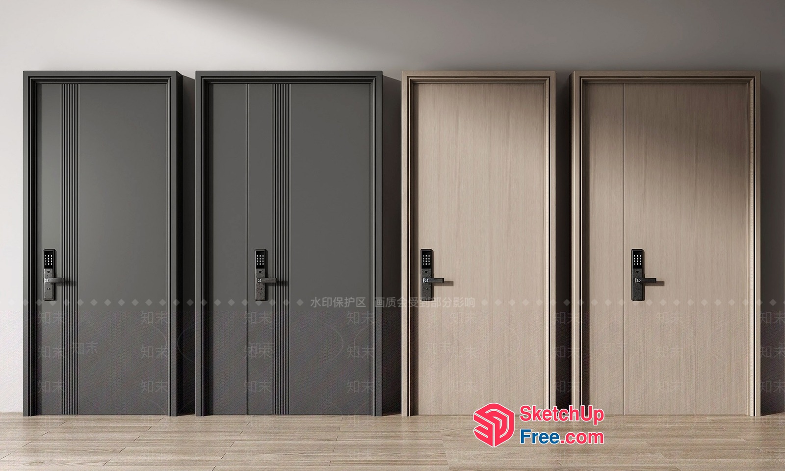 Elevators And Doors 3D SketchUp File